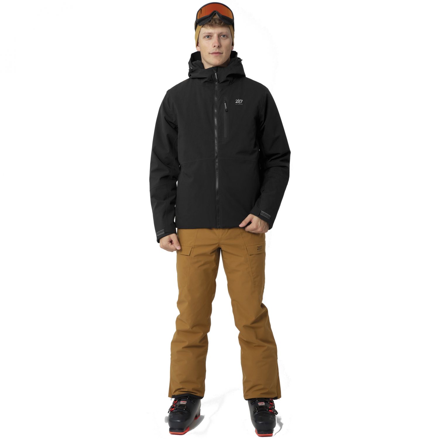 2117 of Sweden Chaqueta de esquí Sala, Hombre, Negro