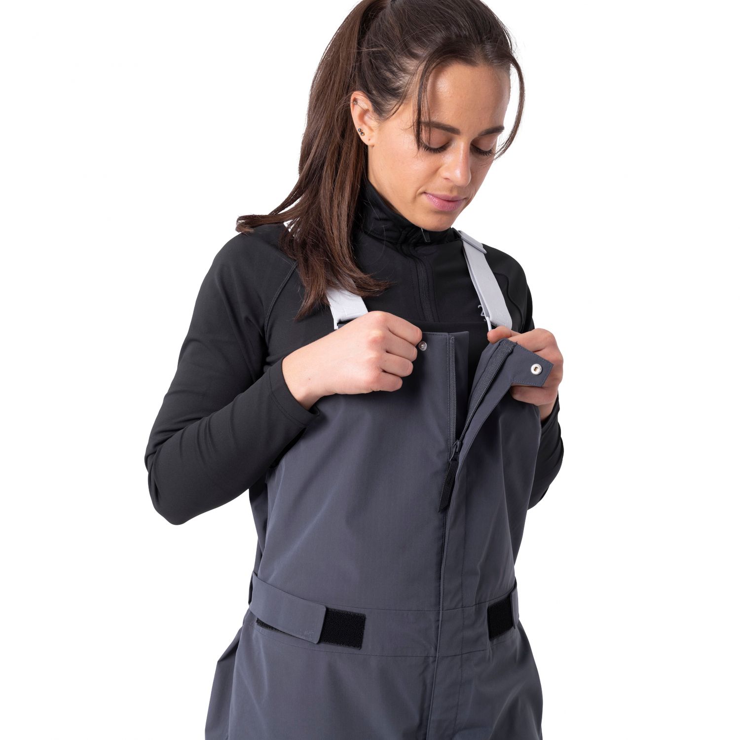2117 of Sweden Dartsel 3l Bib, pantalones de esquí, mujer, gris