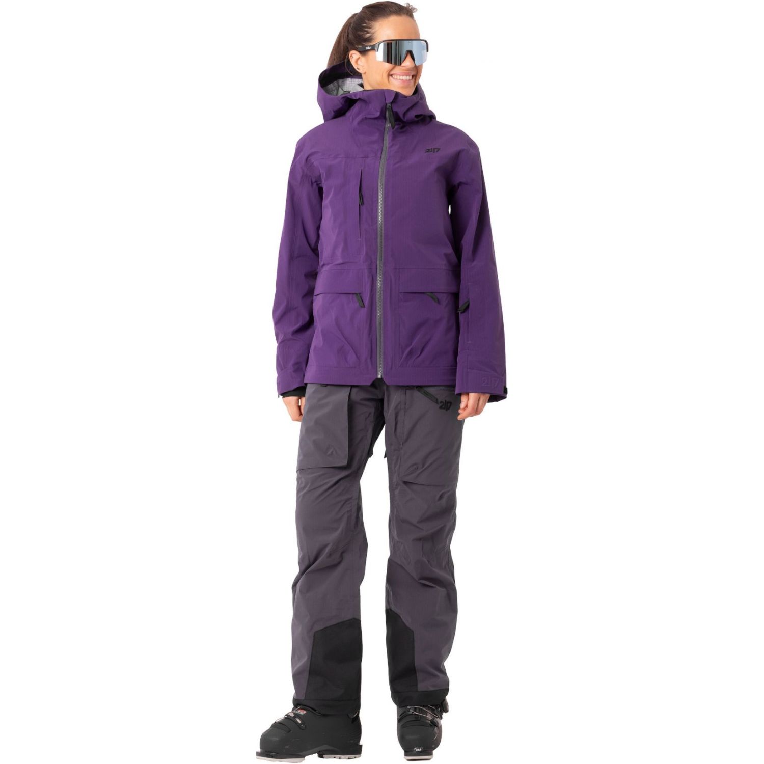 2117 of Sweden Dartsel 3l, giacca shell, donna, viola