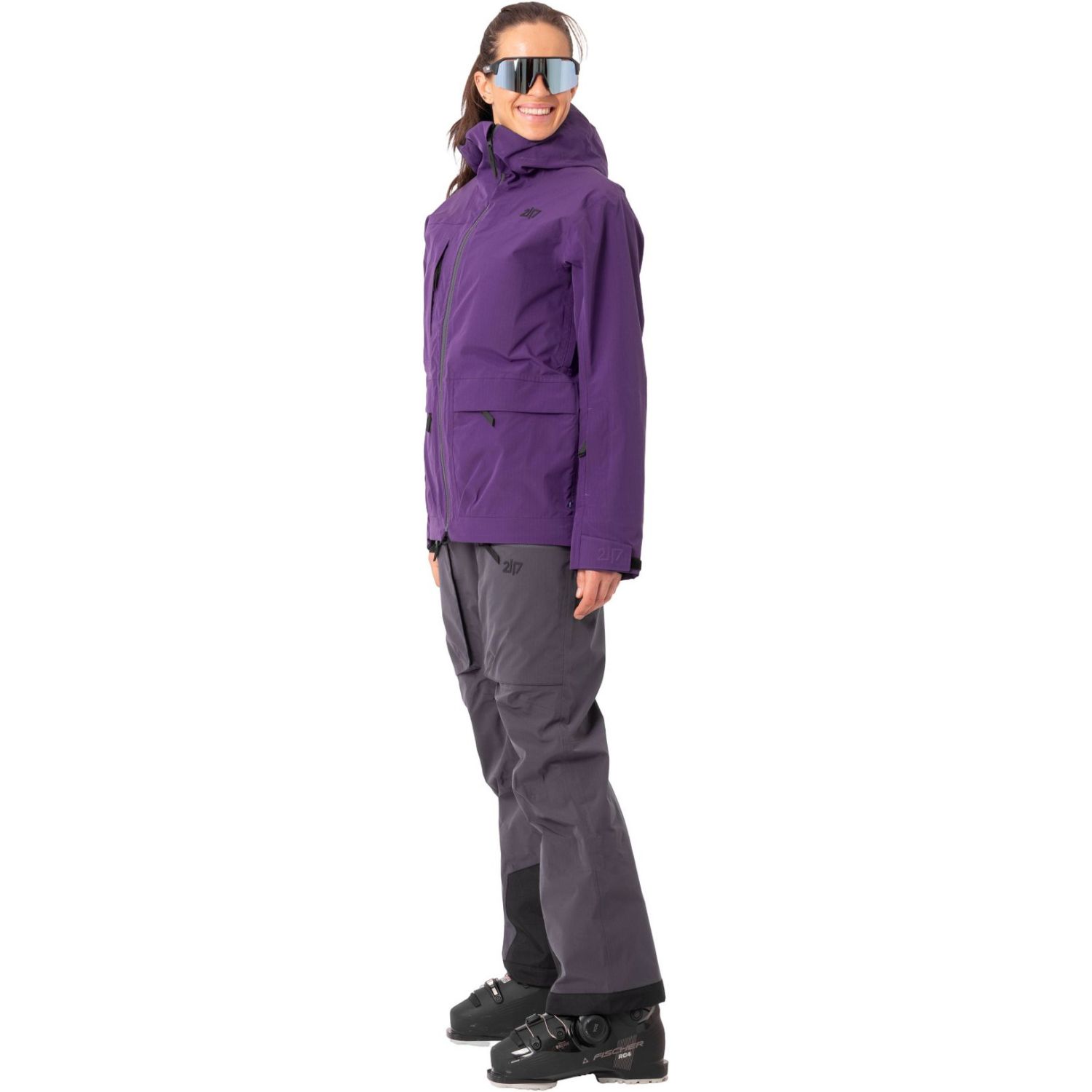 2117 of Sweden Dartsel 3l, shell jacket, women, purple