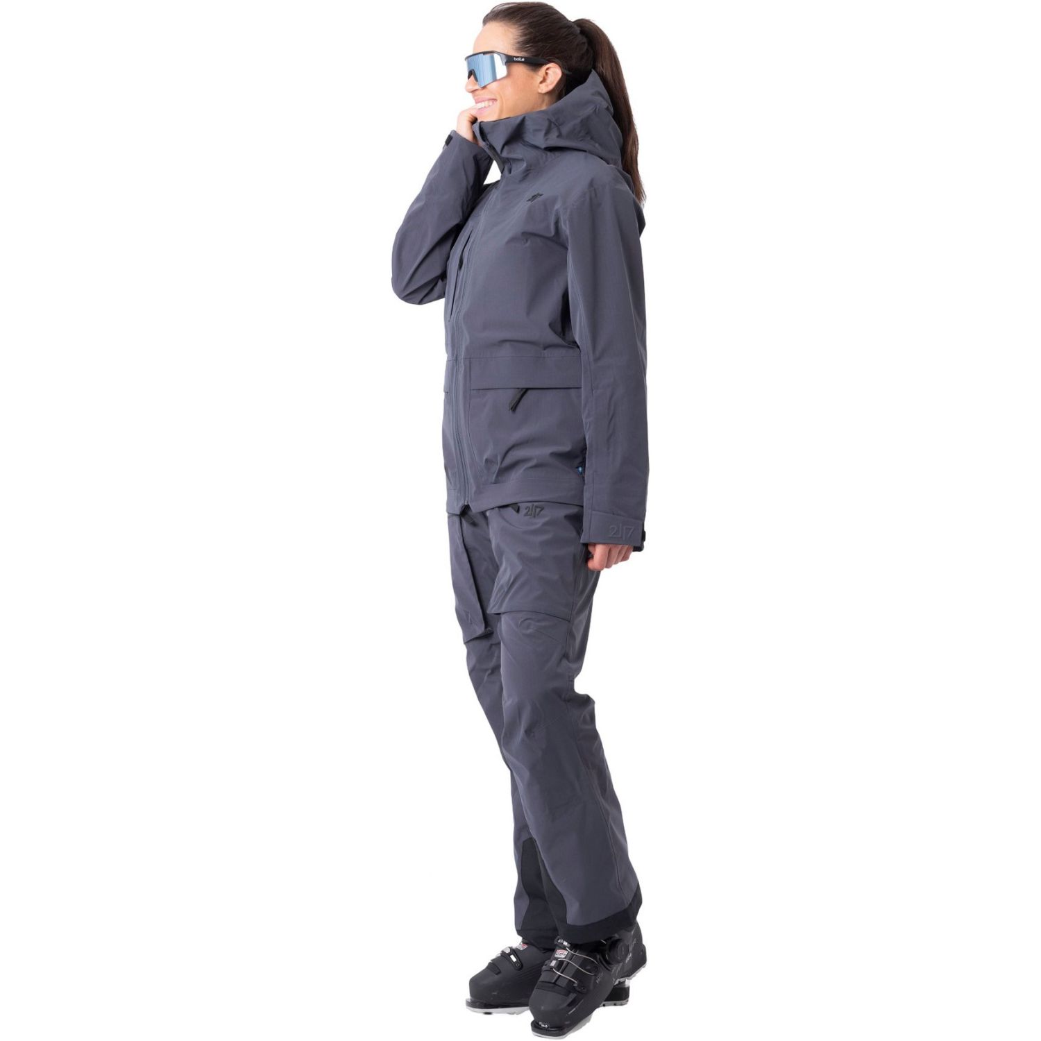 2117 of Sweden Dartsel 3l, ski jacket, women, grey
