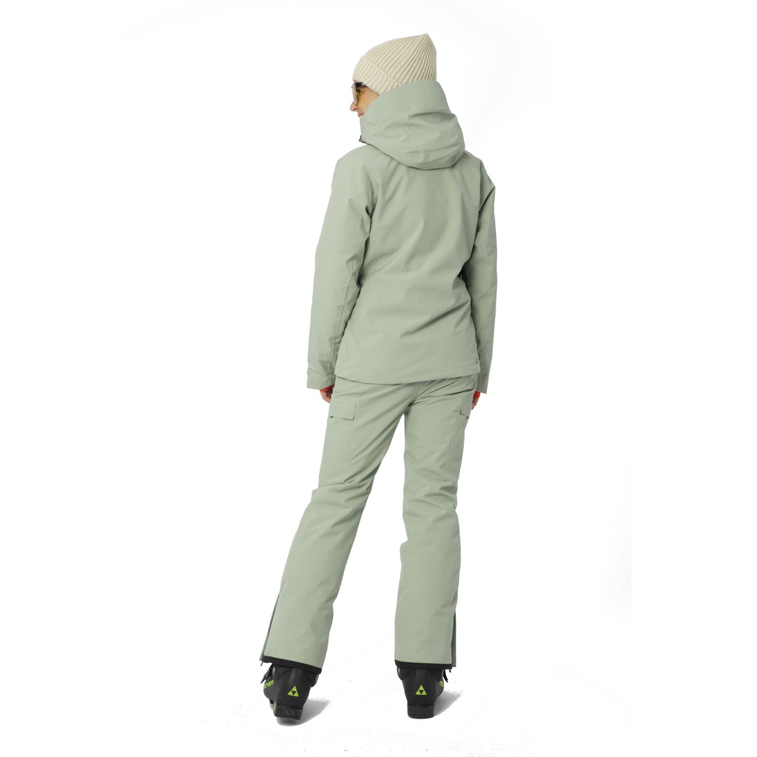 2117 of Sweden Edum, pantalons de ski, femmes, vert clair