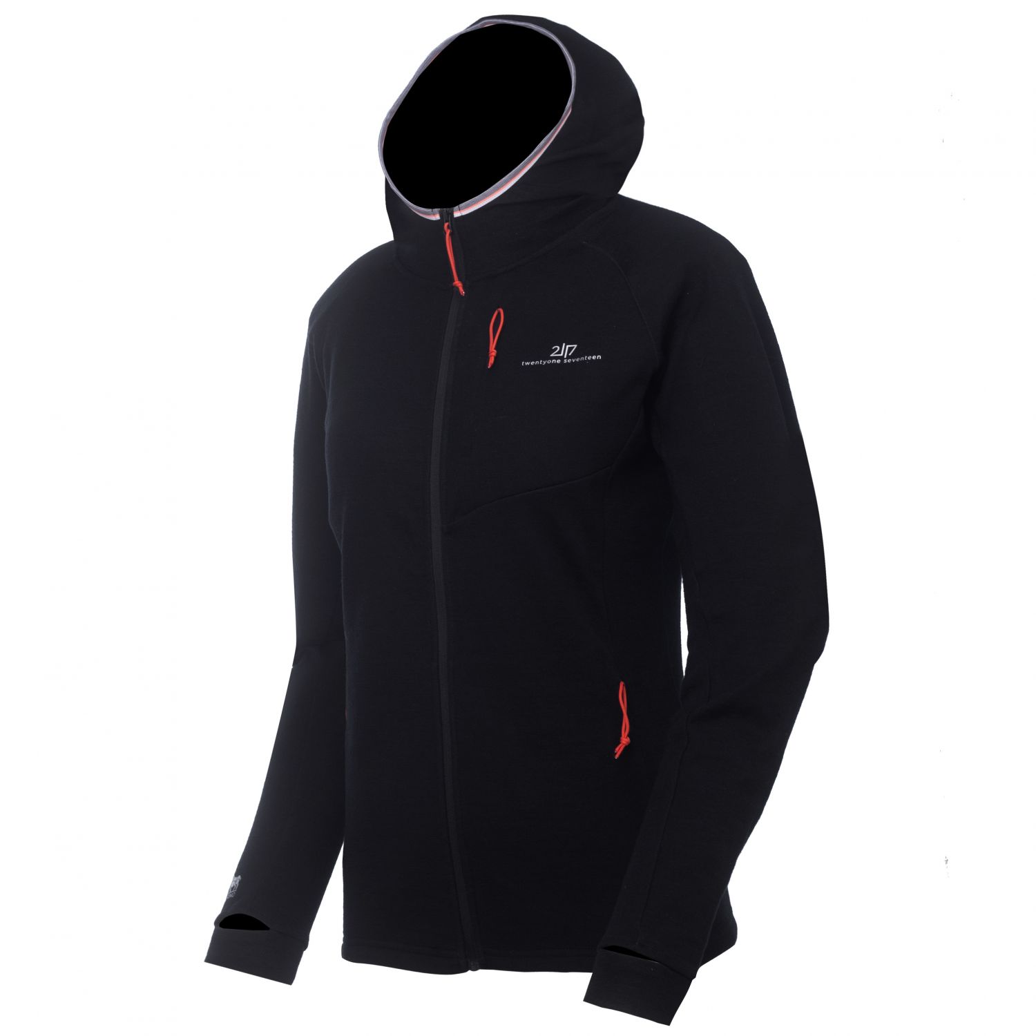2117 of Sweden Gasska, sudadera con capucha, mujer, negra
