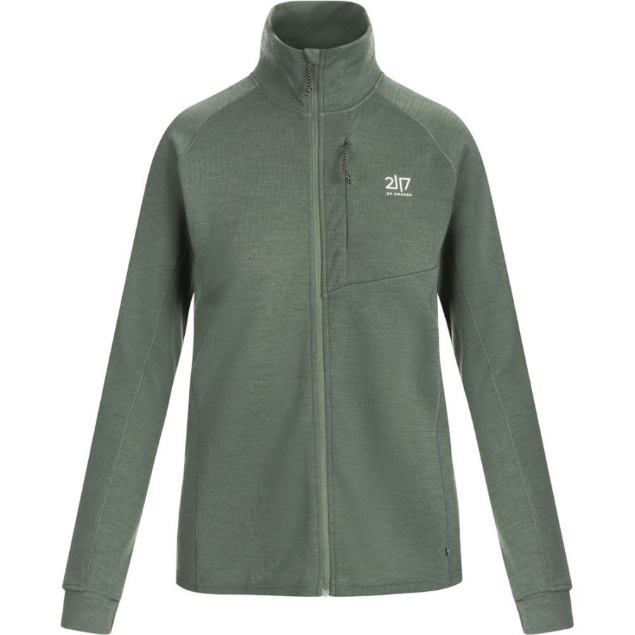 2117 of Sweden Gasska, veste intermédiaire, femme, vert