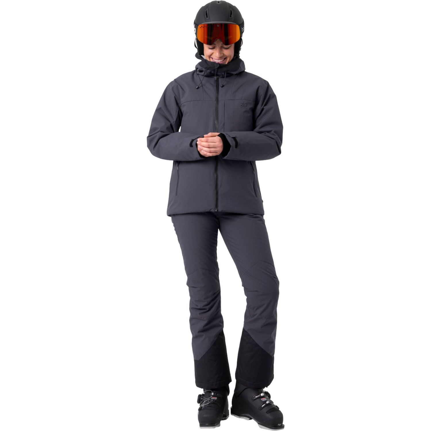 2117 of Sweden Humla, ski jacket, women, grey