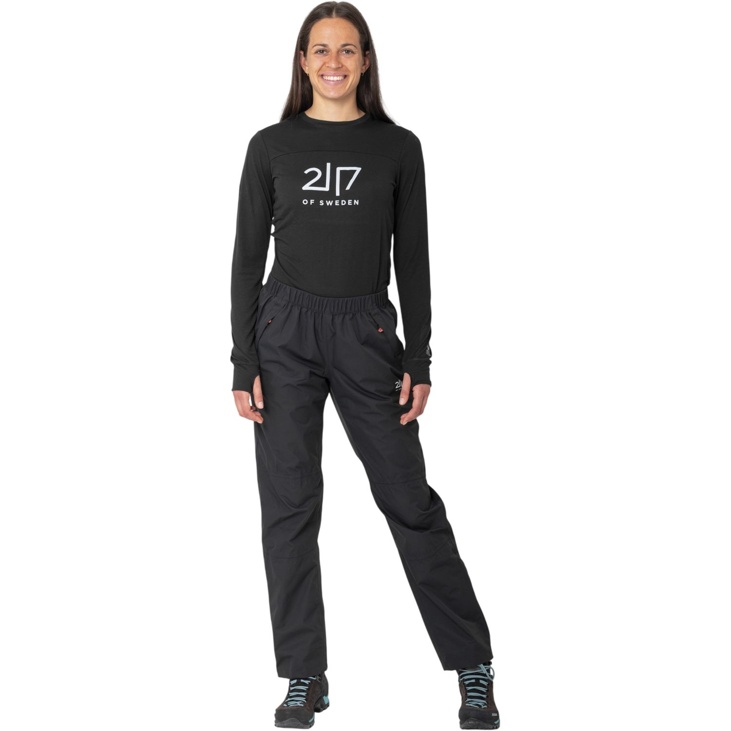2117 of Sweden Jacks 2.5l, Regnbukser, Dame, Black