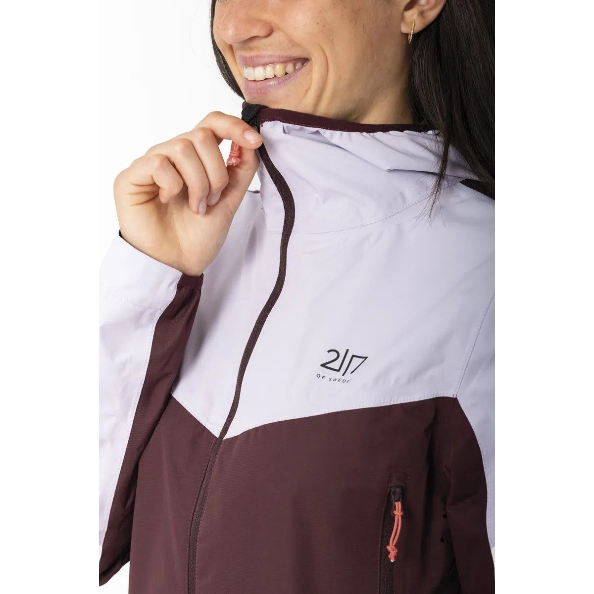 2117 of Sweden Jacks, impermeável para senhora, cor de vinho