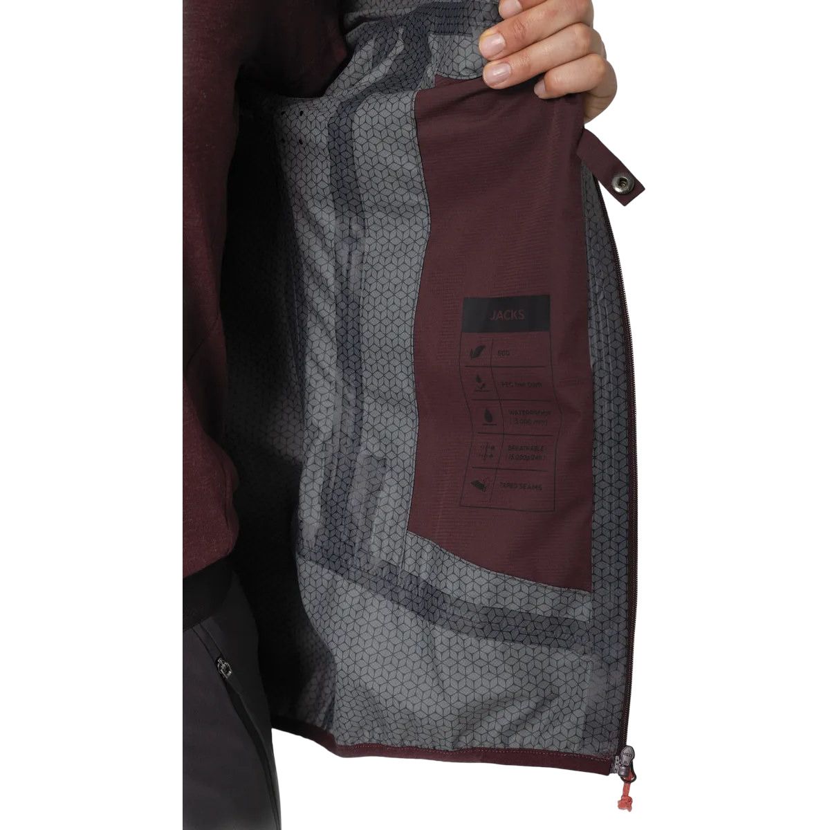 2117 of Sweden Jacks, impermeável para senhora, cor de vinho