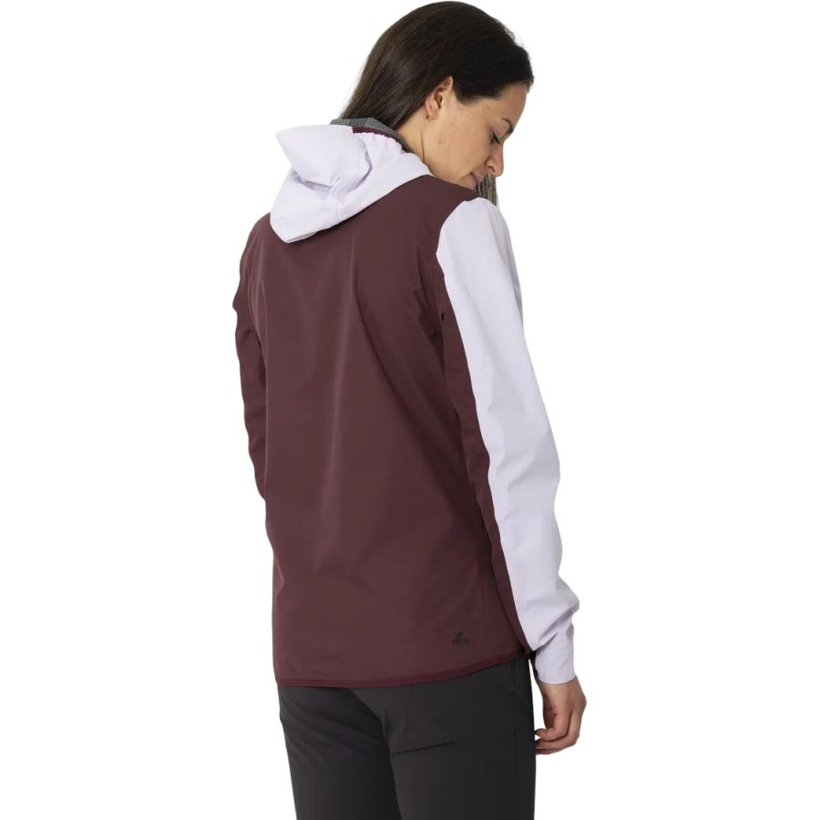 2117 of Sweden Jacks, jachetă de ploaie pentru femei, burgundy