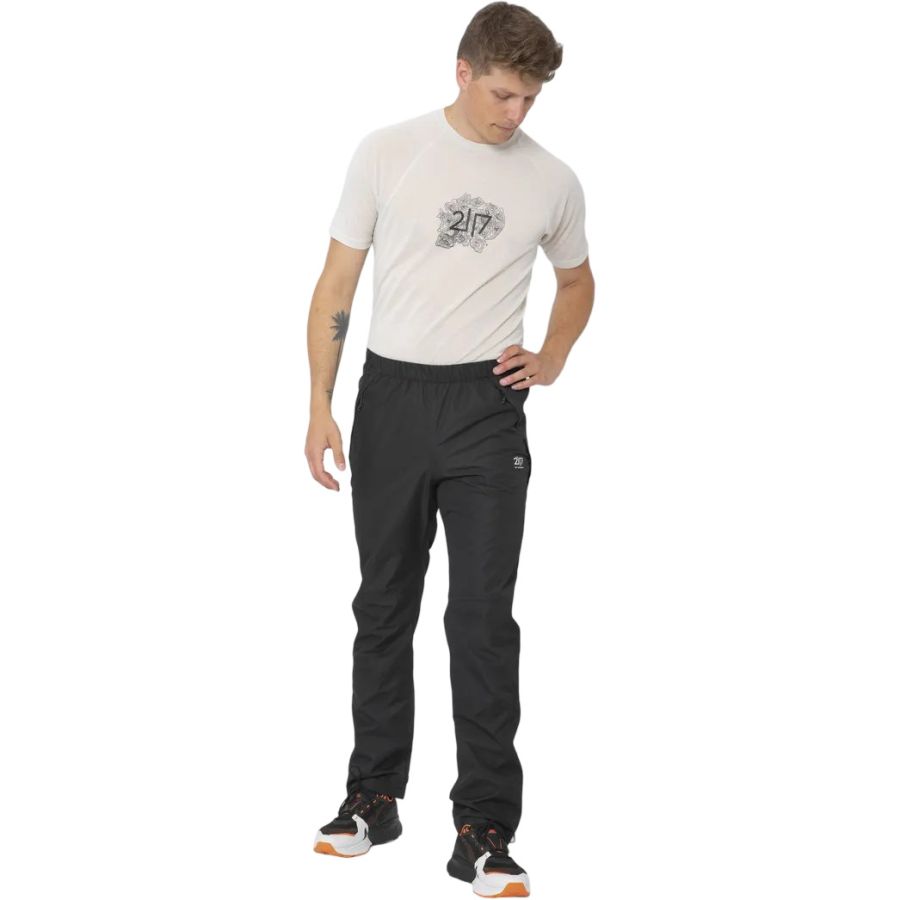 2117 of Sweden Jacks, rain pants, men, black