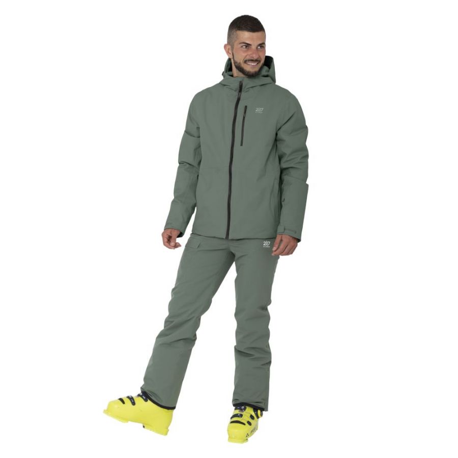 2117 of Sweden Kabo, ski-jas, heren, groen