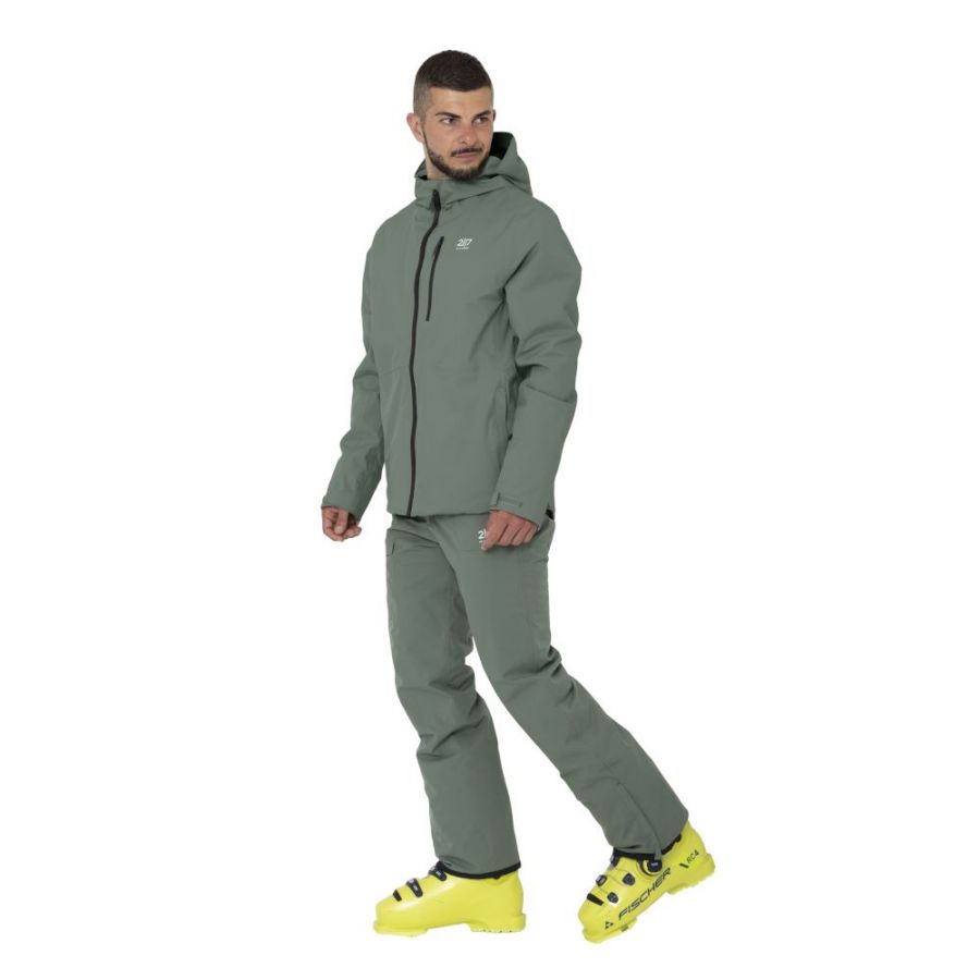 2117 of Sweden Kabo, ski-jas, heren, groen