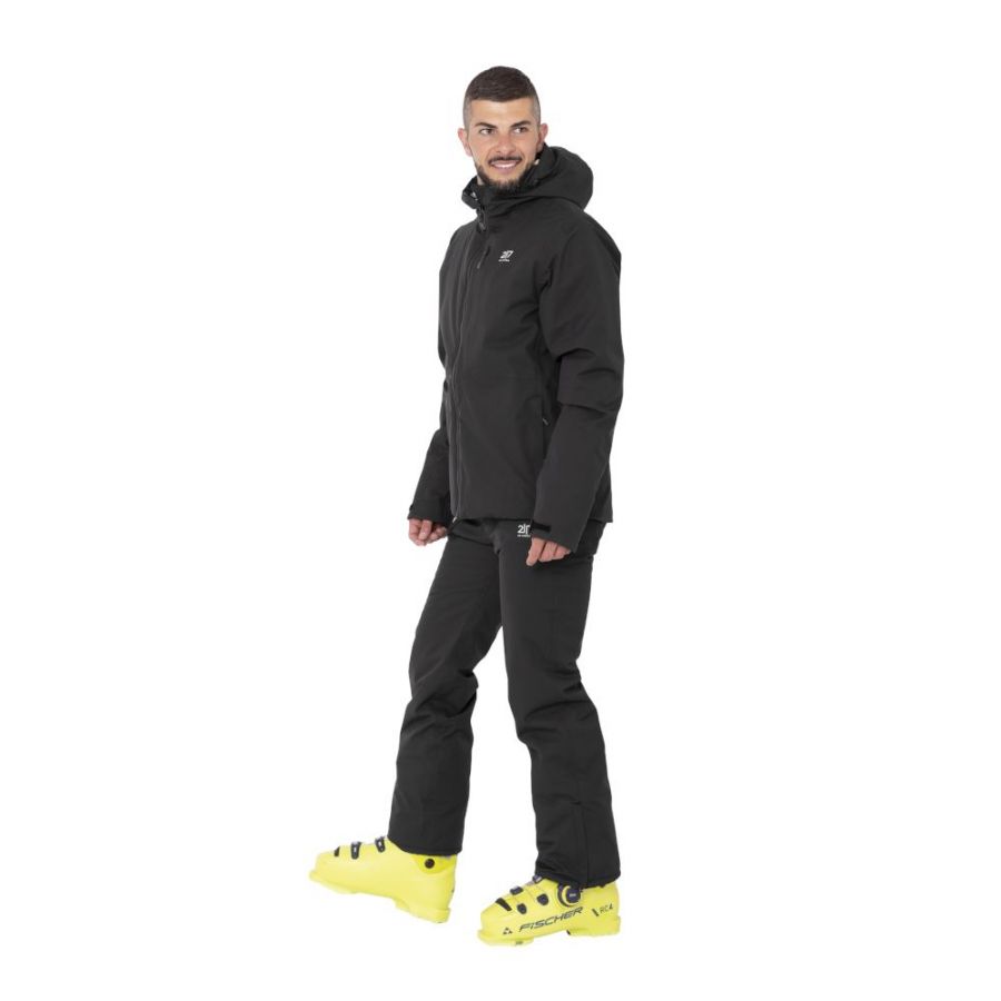 2117 of Sweden Kabo, ski-jas, heren, zwart