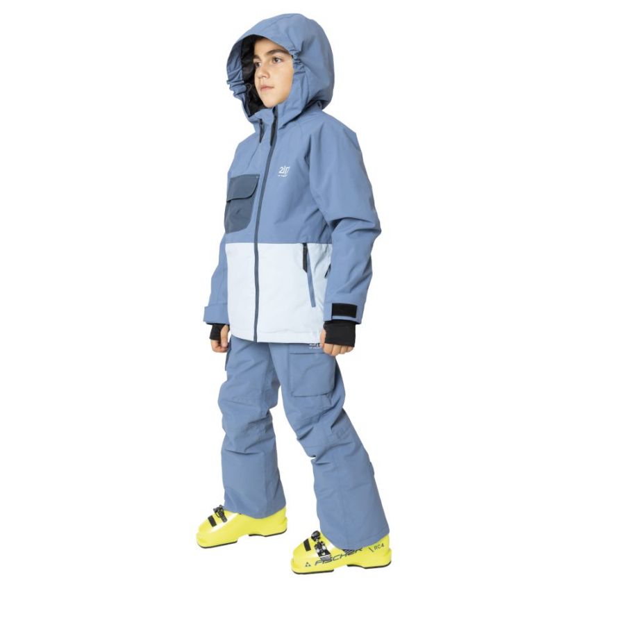 2117 of Sweden Kidden lyžiarska bunda, juniorská, modrá