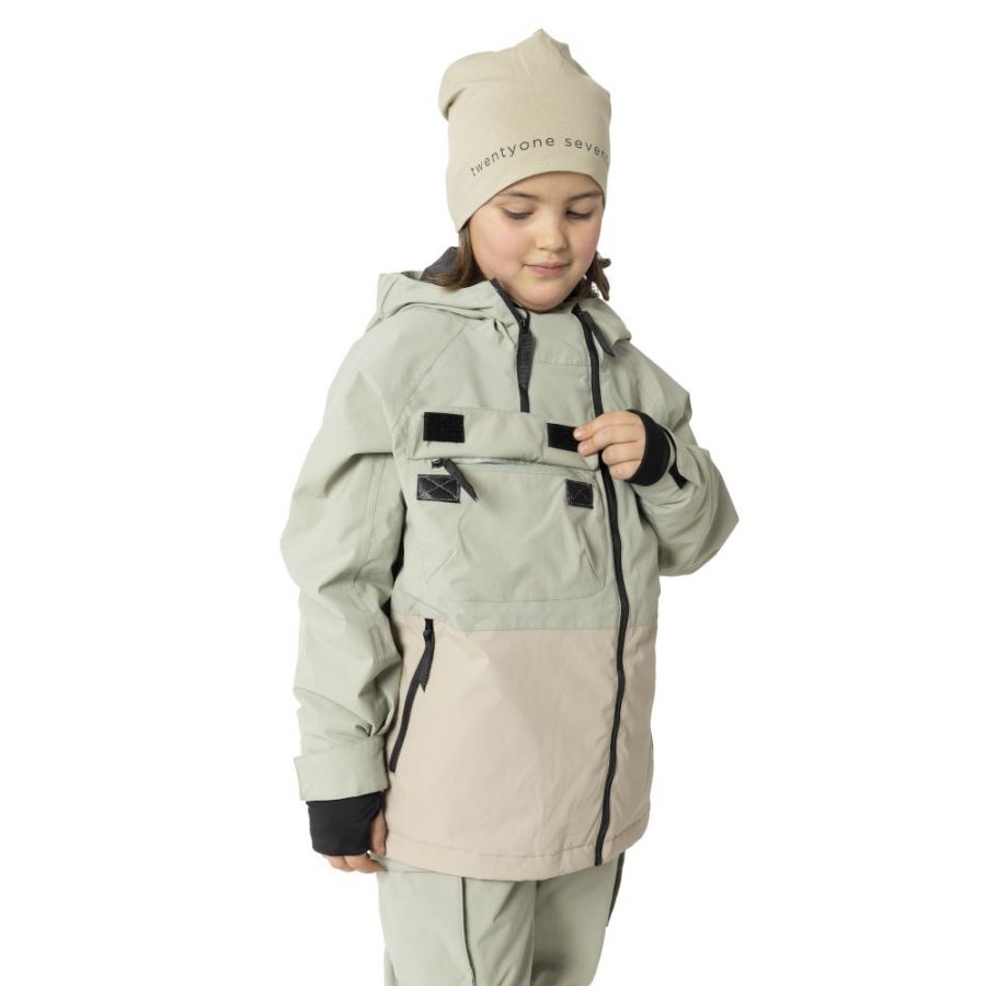 2117 of Sweden Kidden lyžiarska bunda, juniorská, svetlozelená