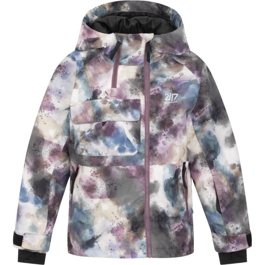 2117 of Sweden Kidden, Skijacke, Junior, aop grape