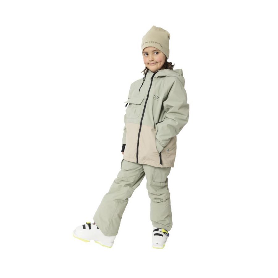 2117 of Sweden Kidden, skijakke, junior, lysegrøn