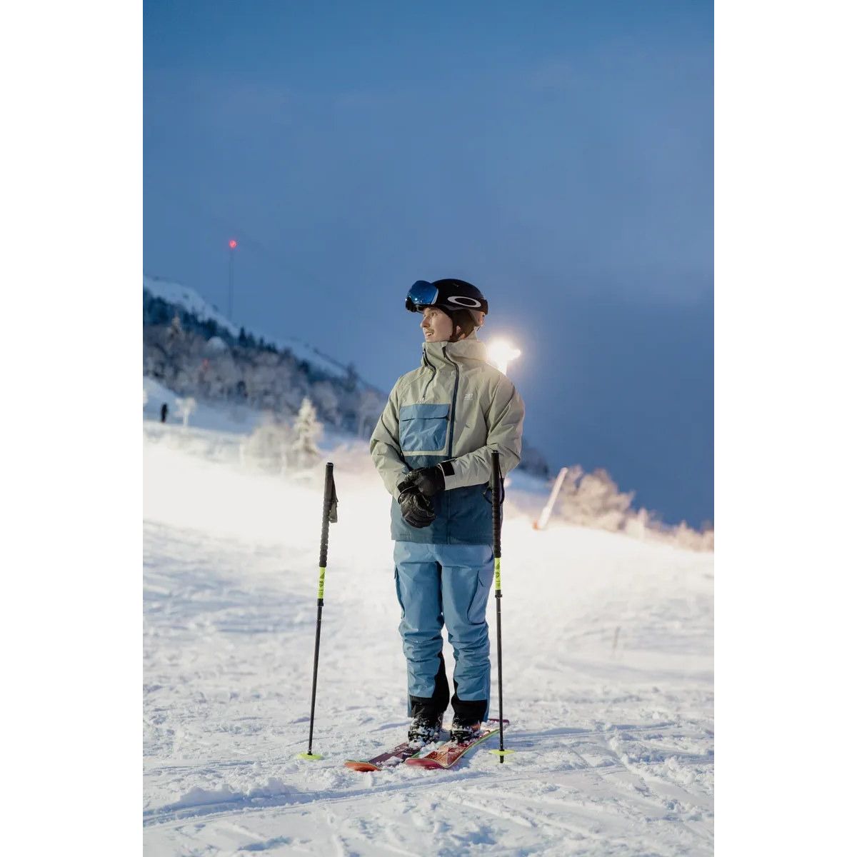 2117 of Sweden Krasse, pantalon de ski, homme, bleu