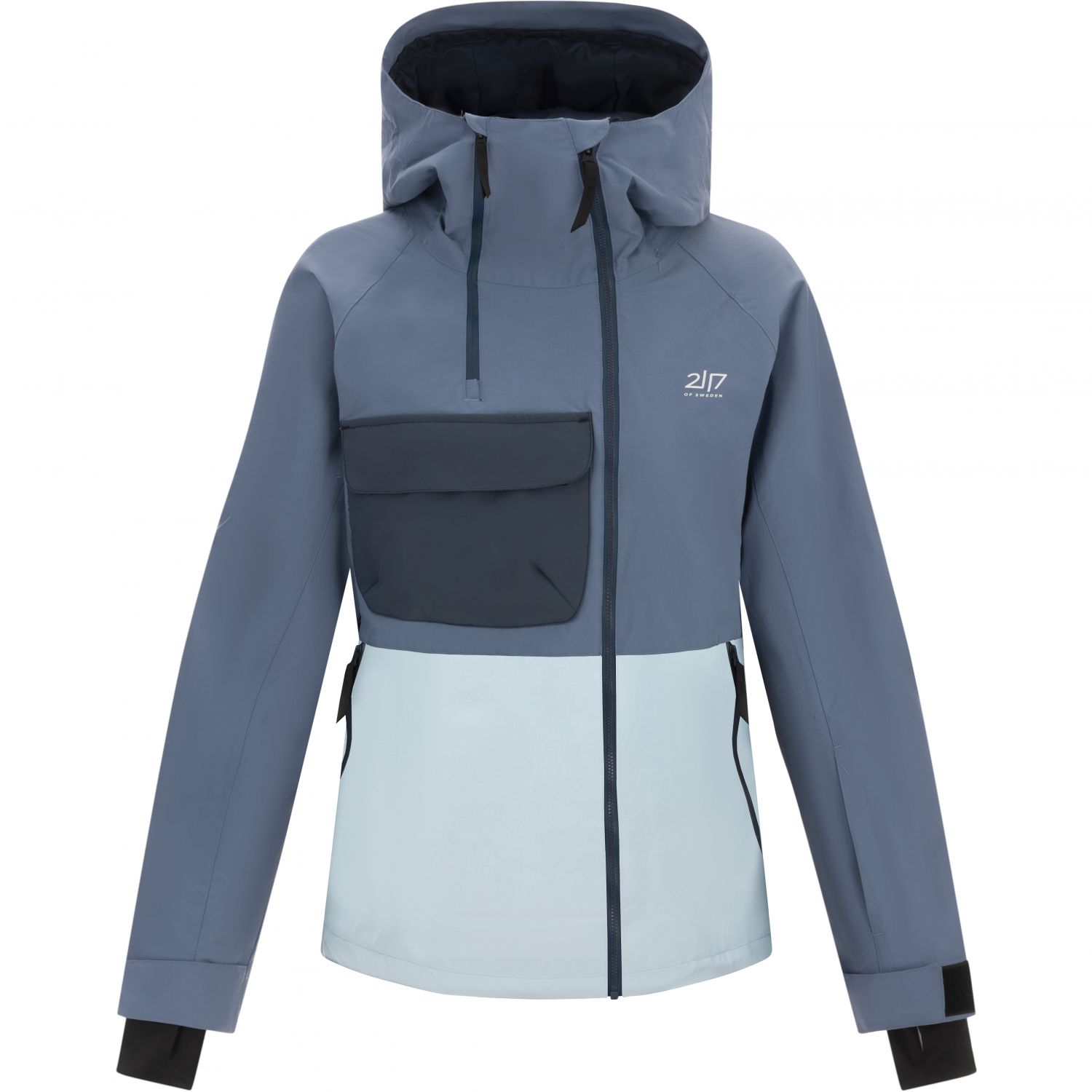 2117 of Sweden Krasse, ski jacket, women, dusty blue