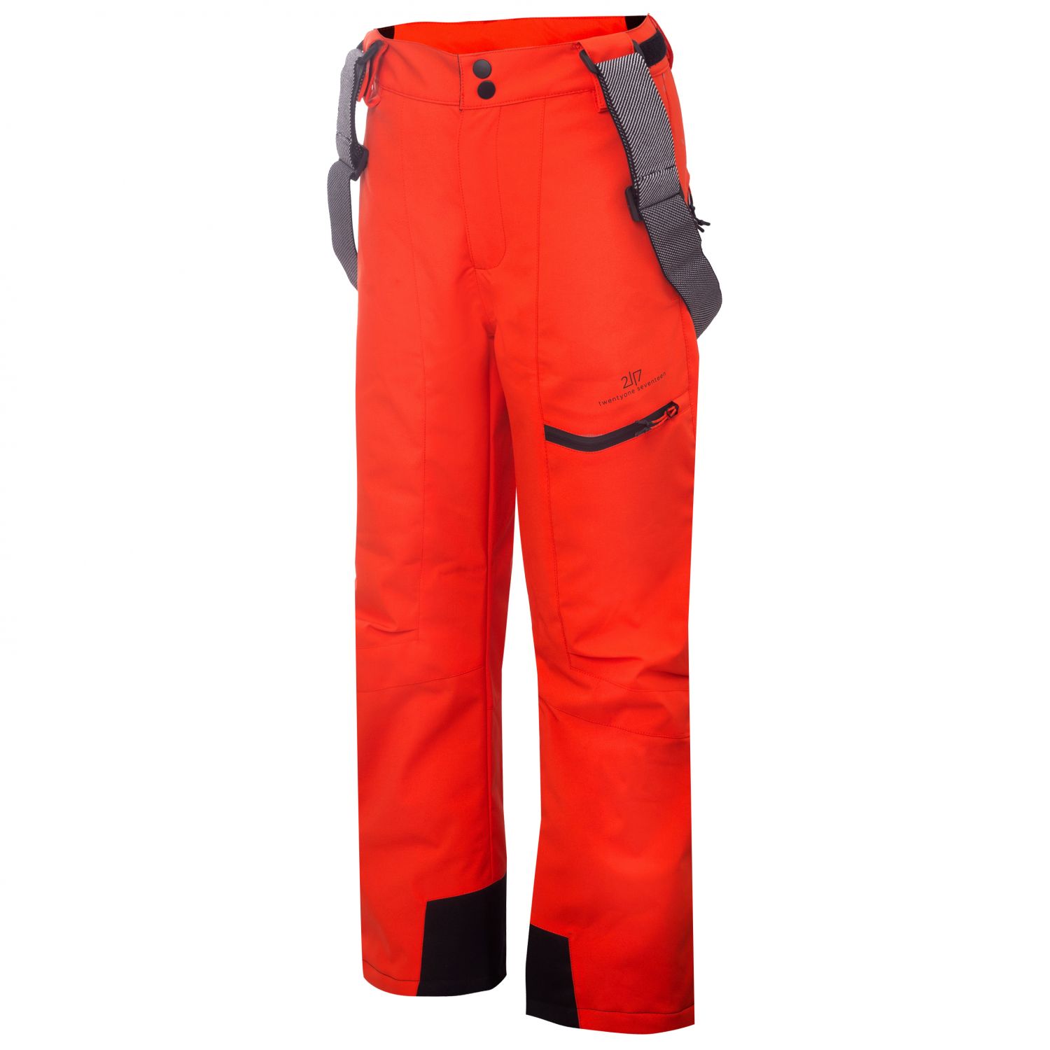 2117 of Sweden Langas, pantaloni da sci, junior, rosso