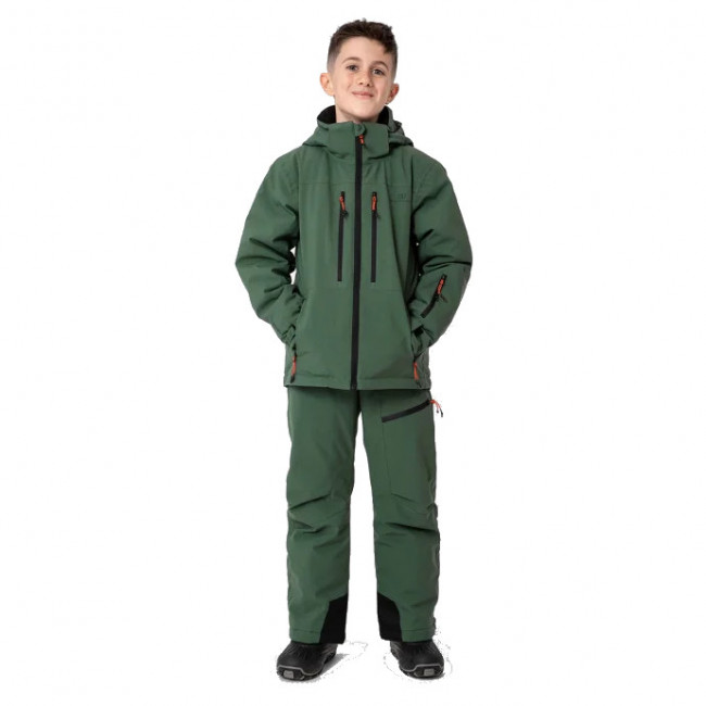 2117 of Sweden Langas, ski jacket, junior, forest green