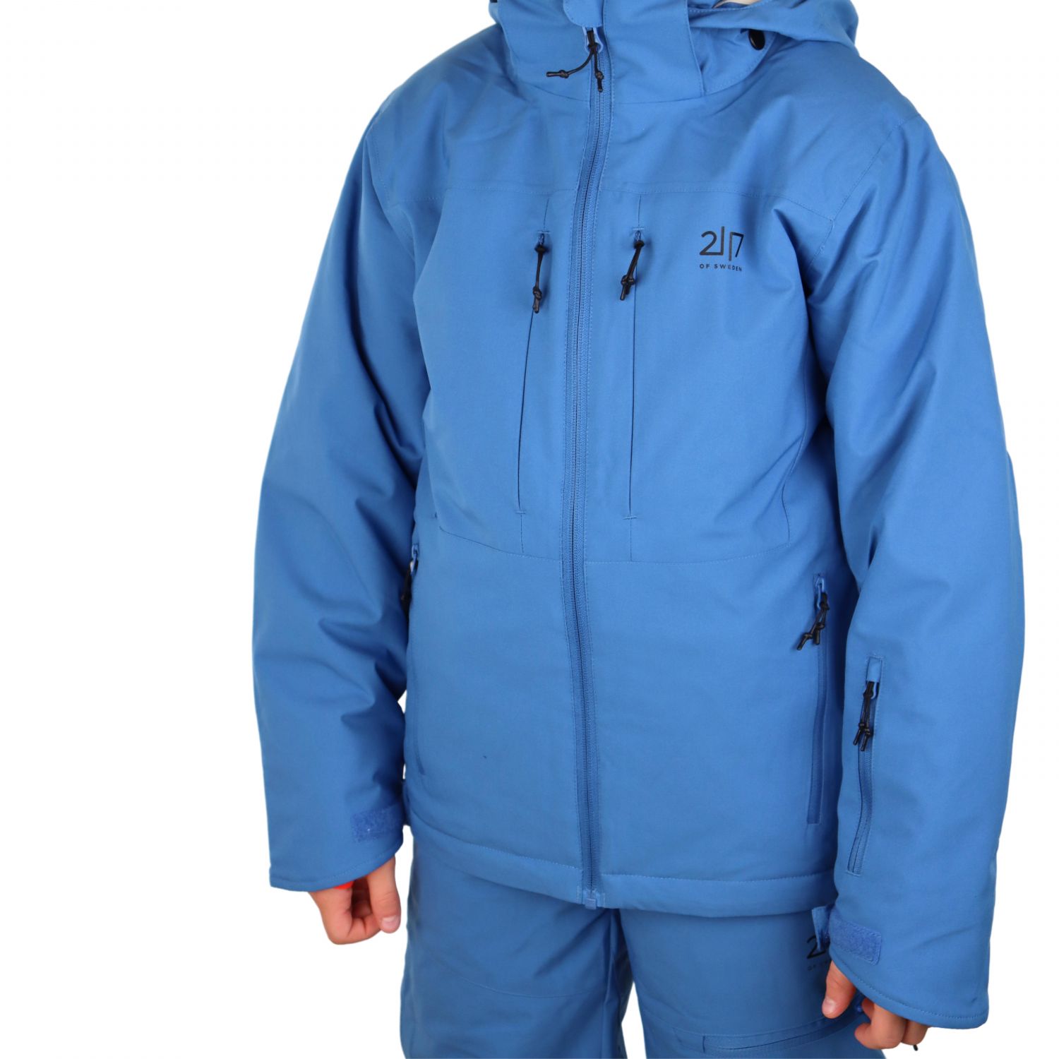 2117 of Sweden Lauker, manteau de ski, junior, bleu