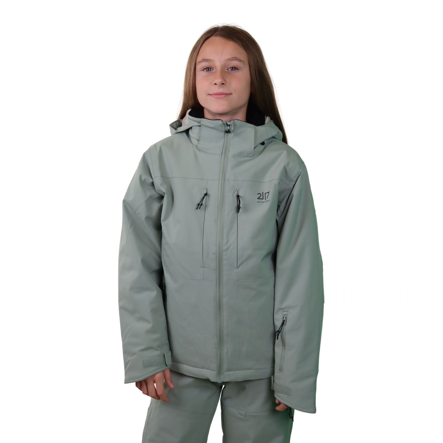 2117 of Sweden Lauker, manteau de ski, junior, vert clair