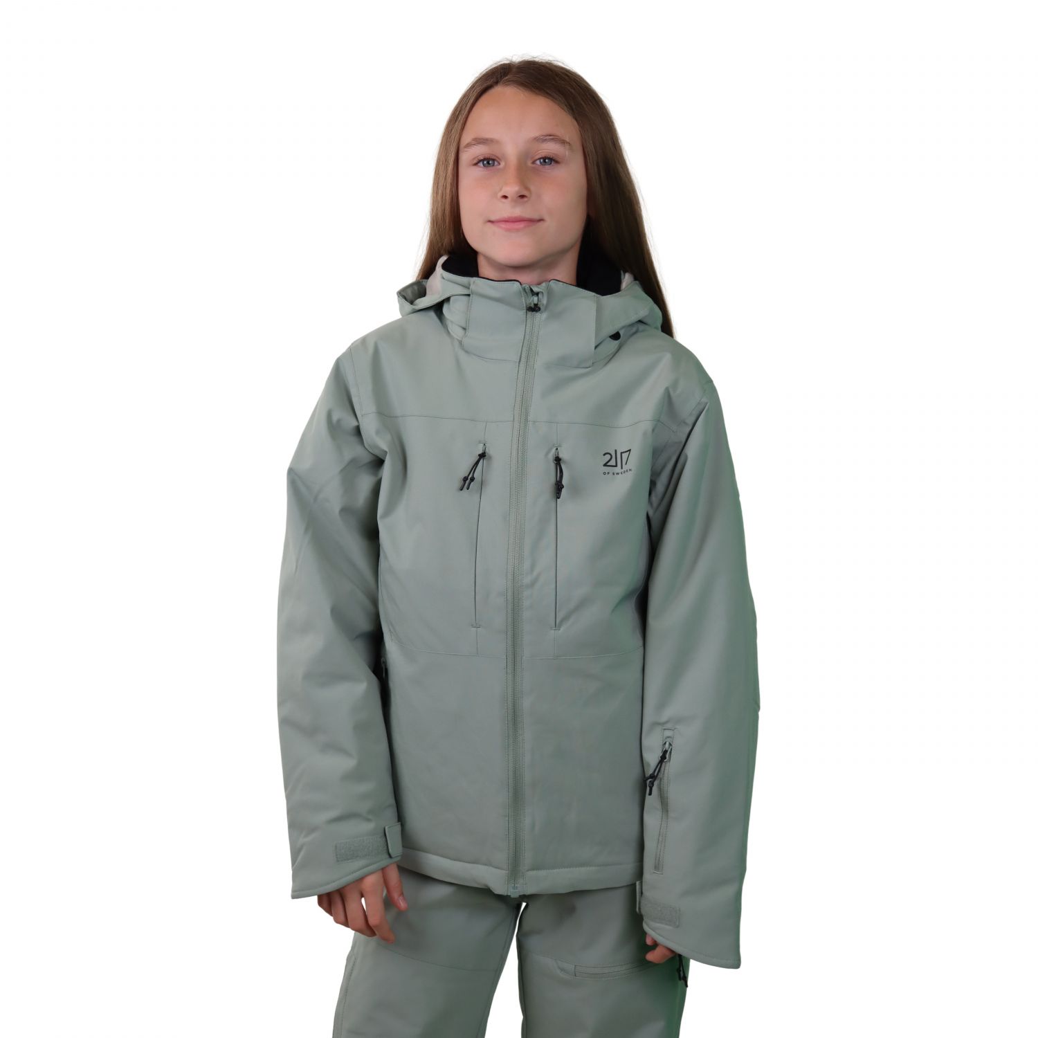 2117 of Sweden Lauker, ski jacket, junior, vintage green