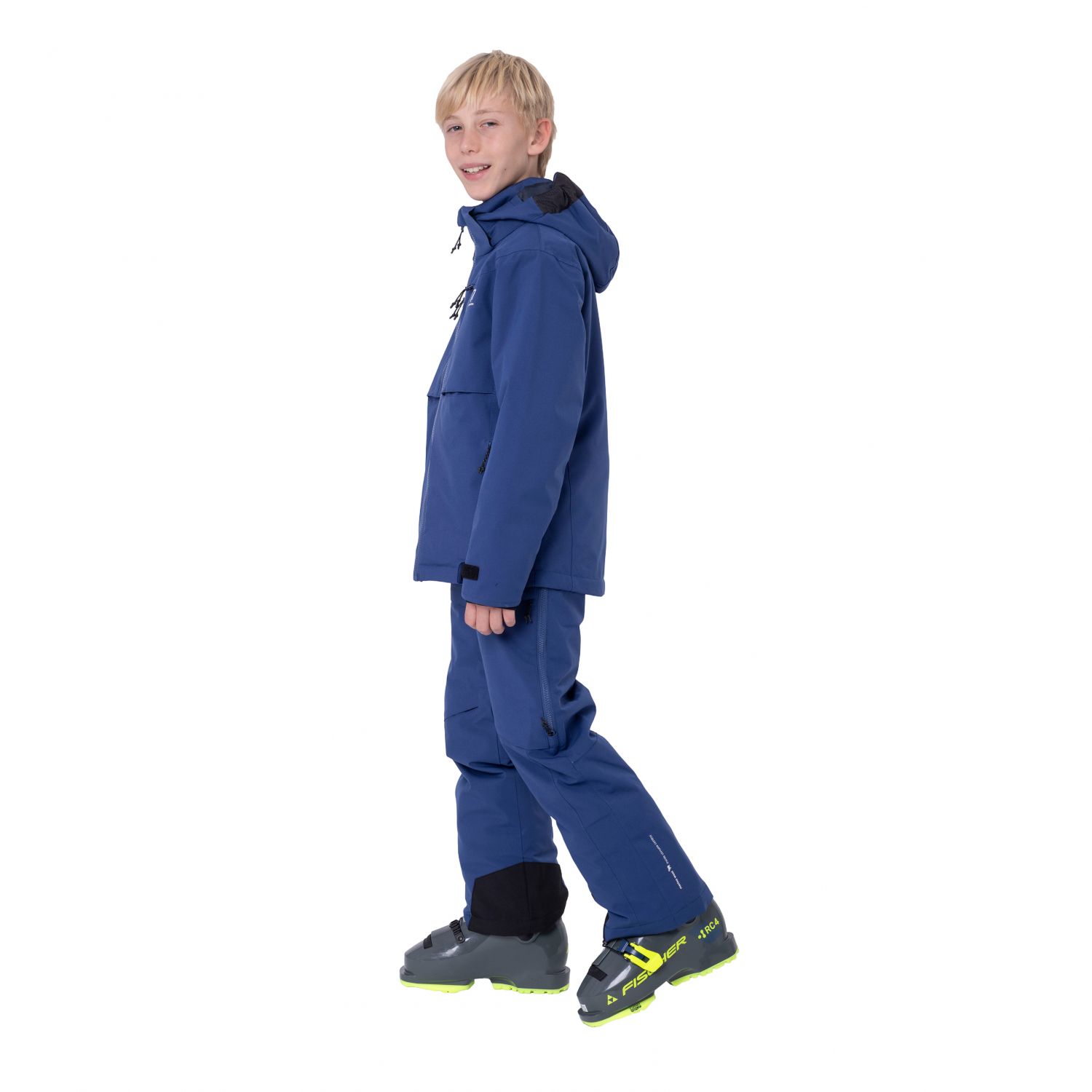 2117 of Sweden Lillpite, lyžiarska bunda, junior, modrá