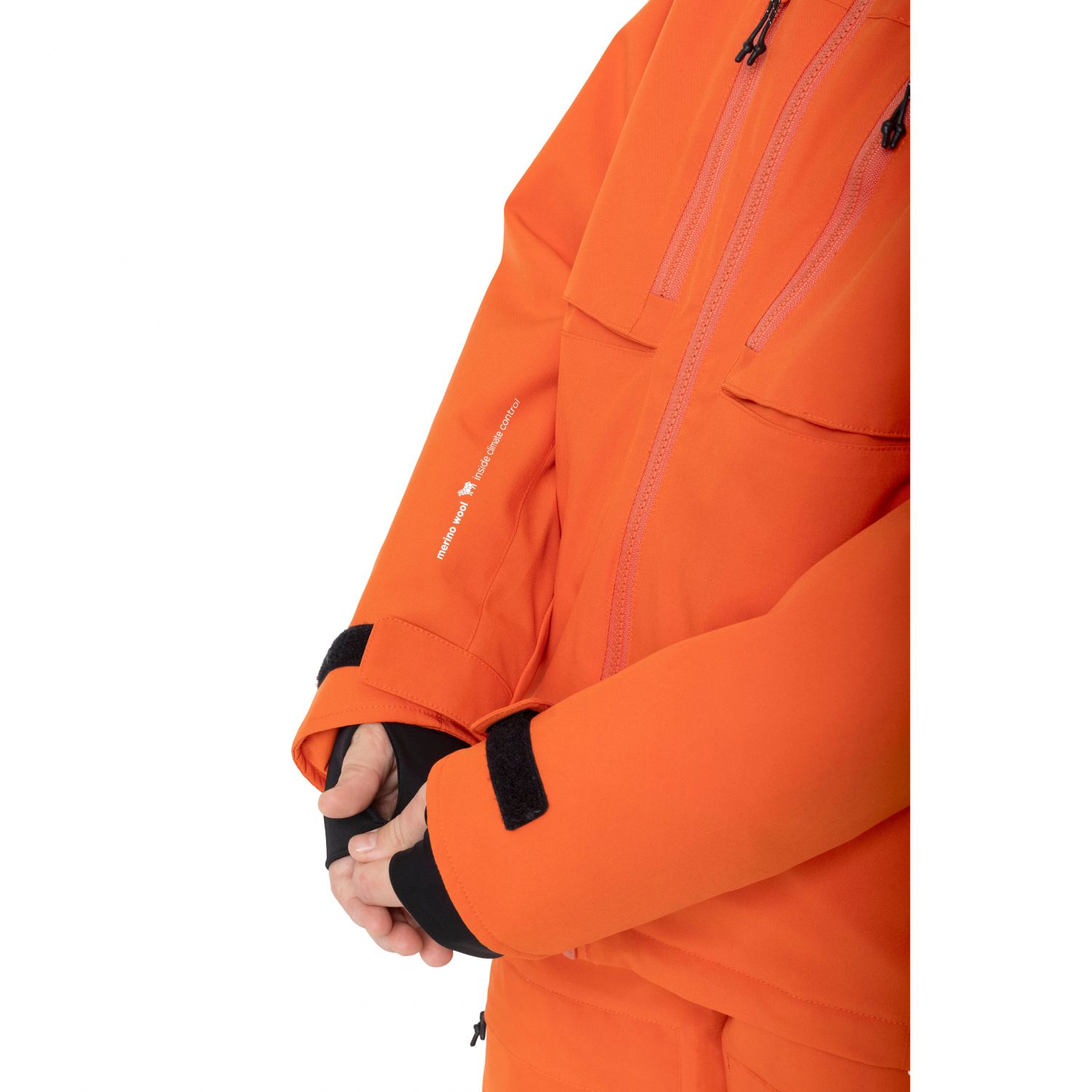 2117 of Sweden Lillpite, lyžiarska bunda, junior, orange