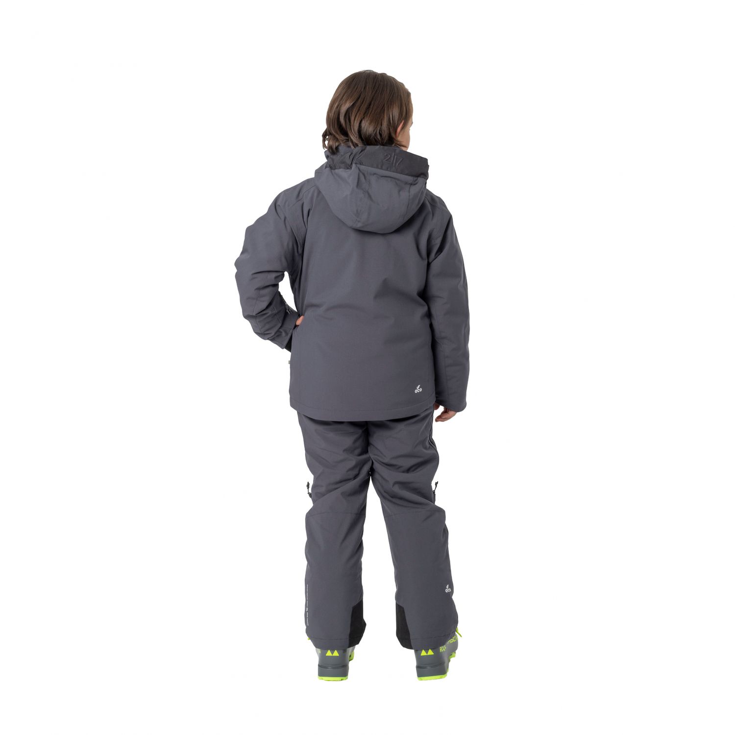 2117 of Sweden Lillpite, lyžiarska bunda, junior, šedá