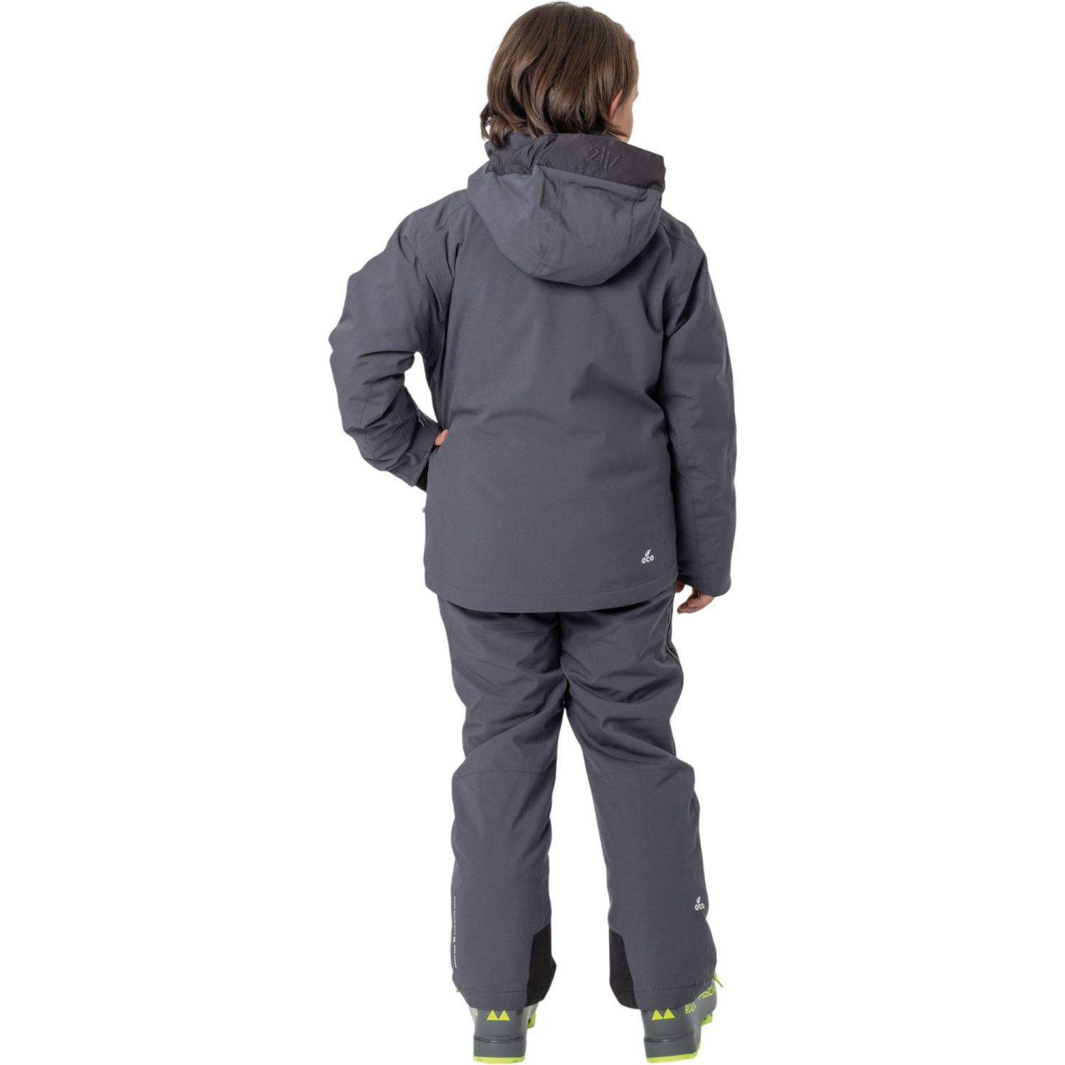 2117 of Sweden Lillpite, skibukser, junior, grå
