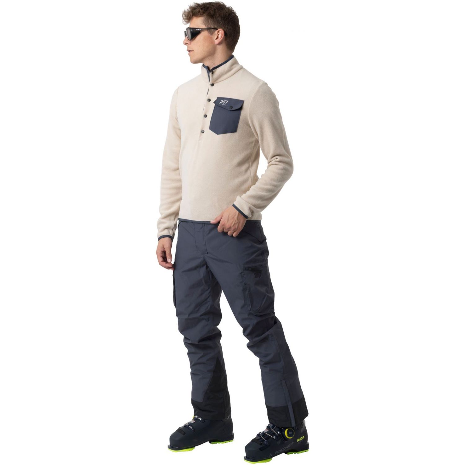 2117 of Sweden Matsdal, forro polar, hombre, beige