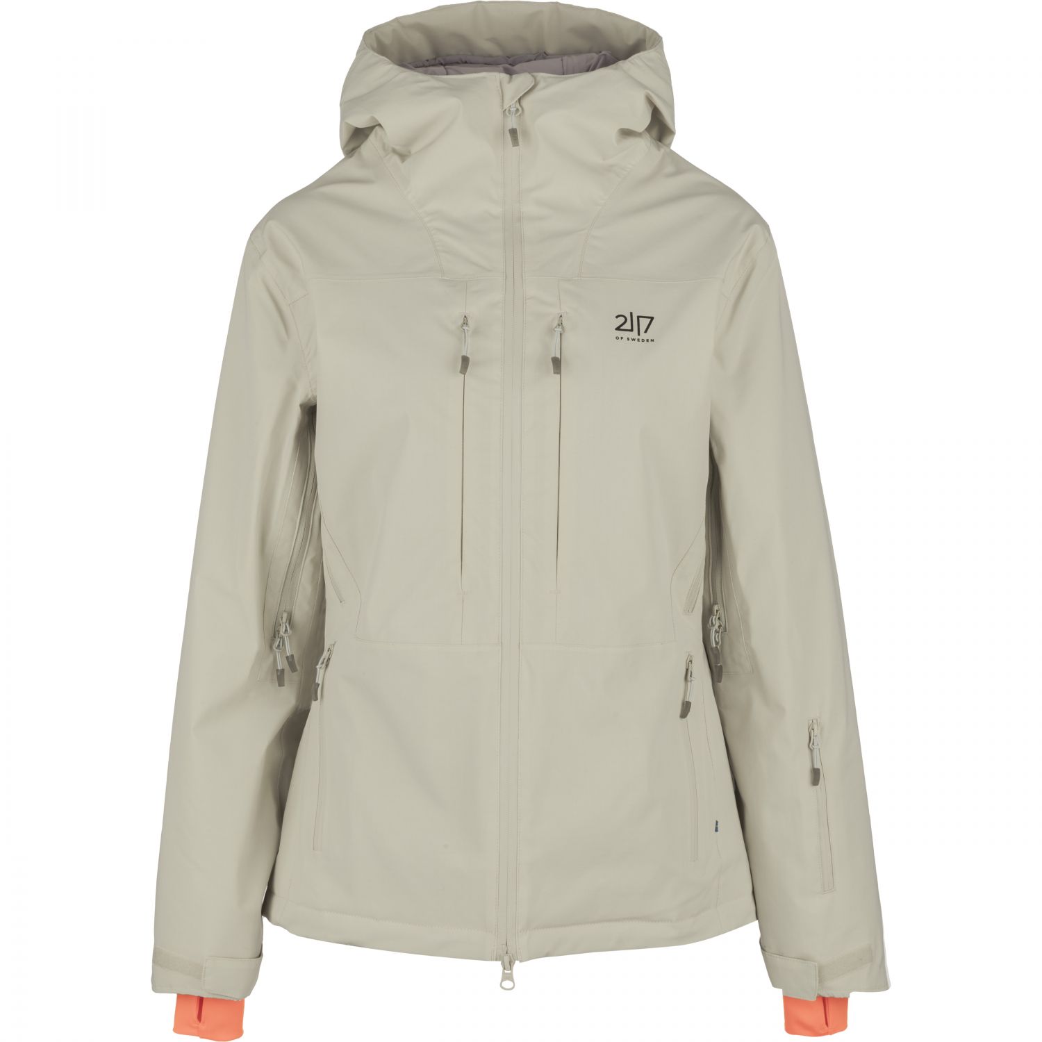 2117 of Sweden Nausta, manteau de ski, femmes, beige