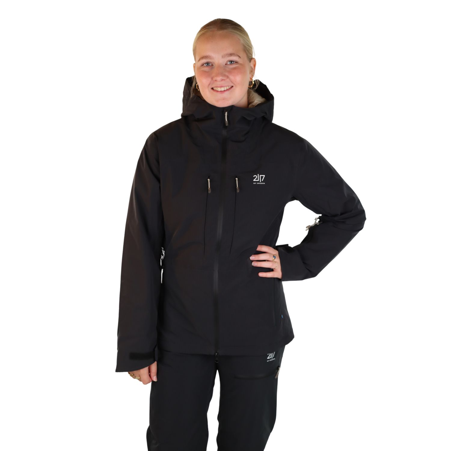 2117 of Sweden Nausta, manteau de ski, femmes, noir