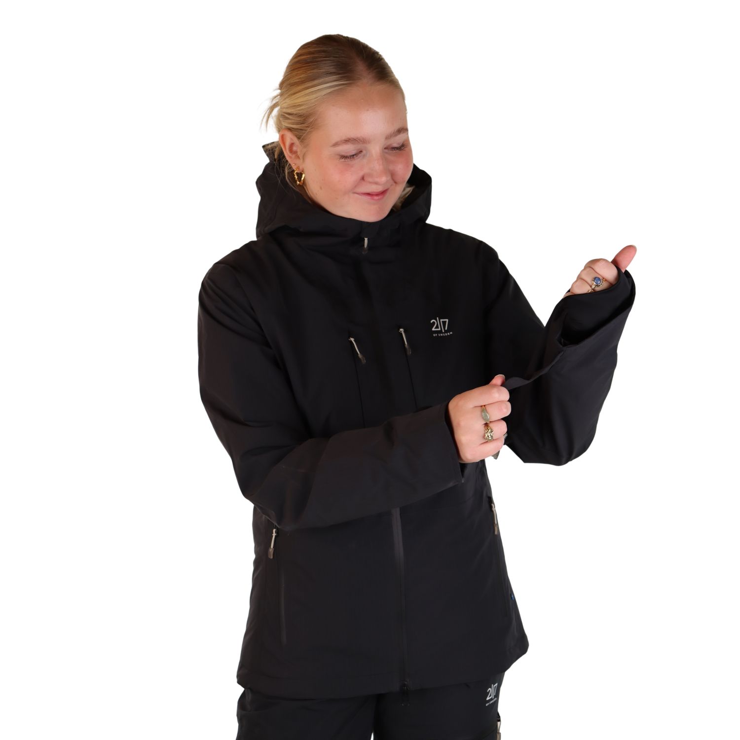 2117 of Sweden Nausta, manteau de ski, femmes, noir