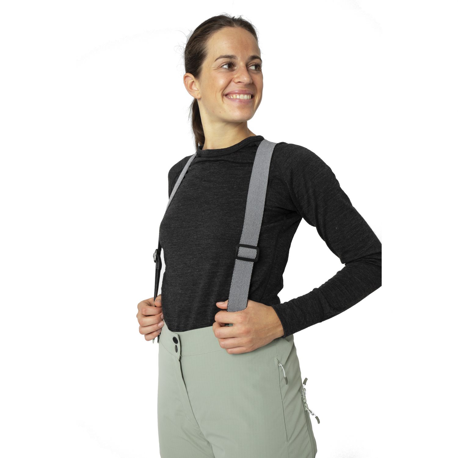 2117 of Sweden Nausta, pantaloni da sci da donna, verde chiaro