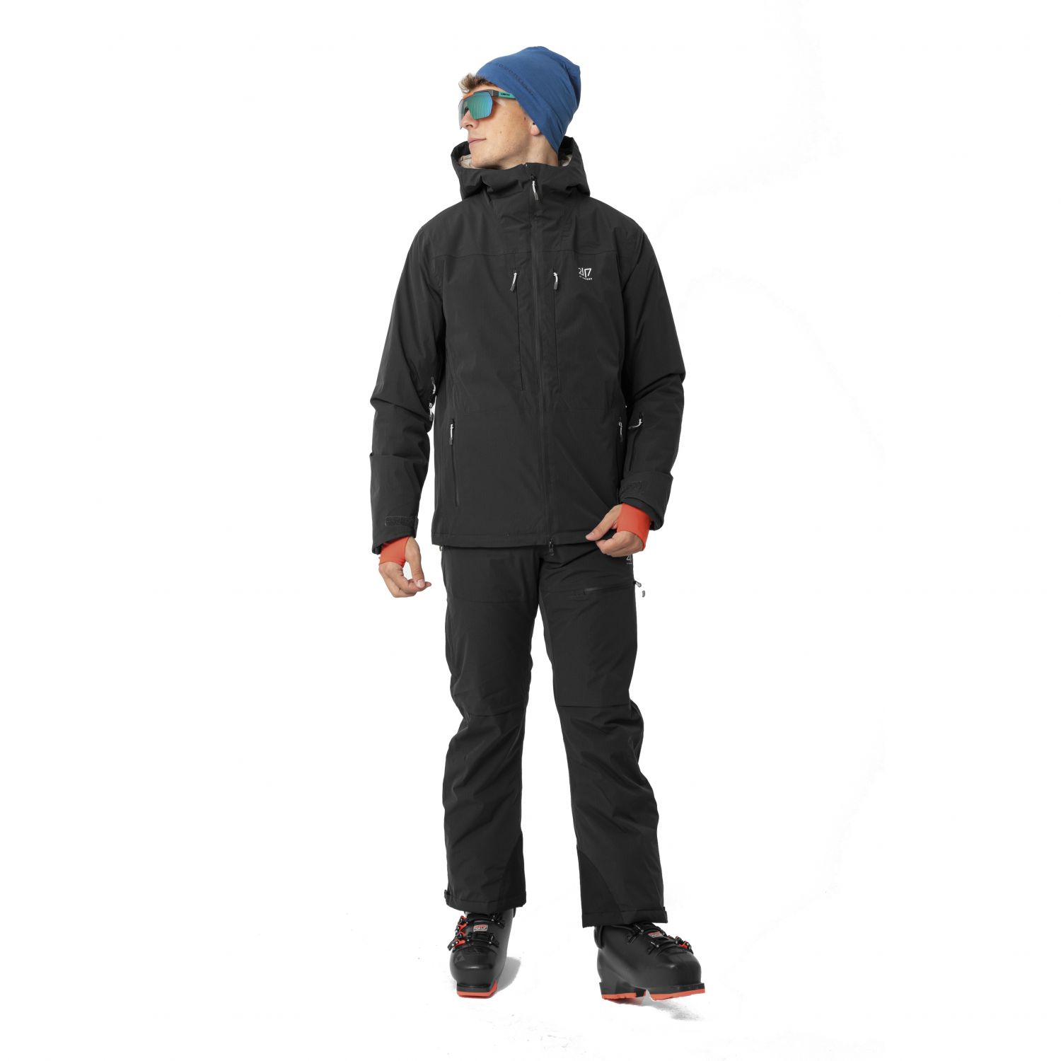 2117 of Sweden Nausta, ski jacket, men, black