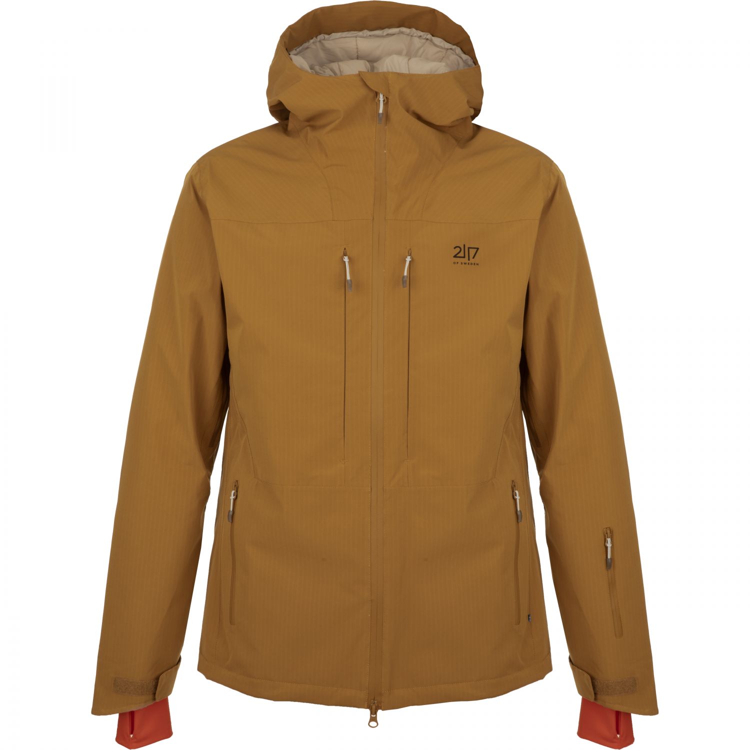 2117 of Sweden Nausta, ski jacket, men, gold