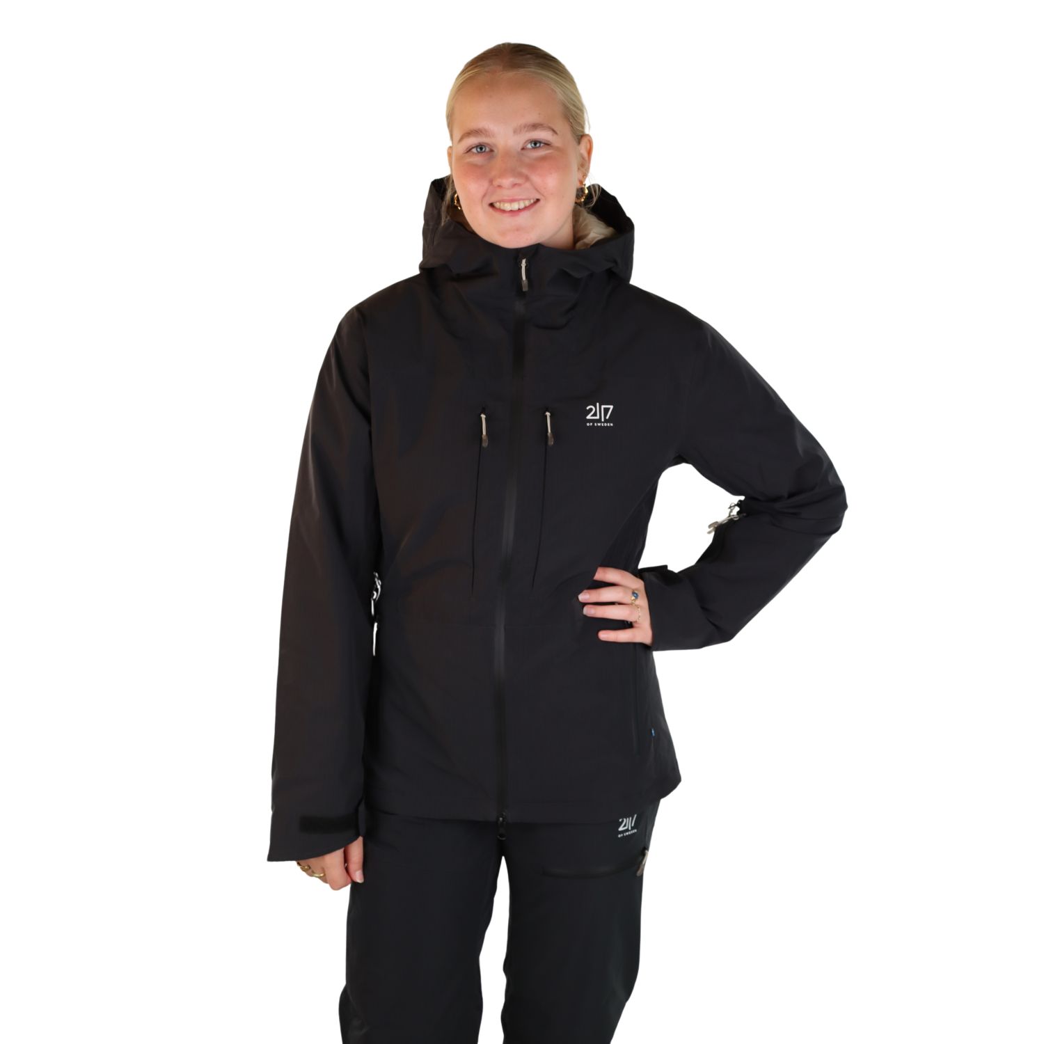 2117 of Sweden Nausta, ski jacket, women, black