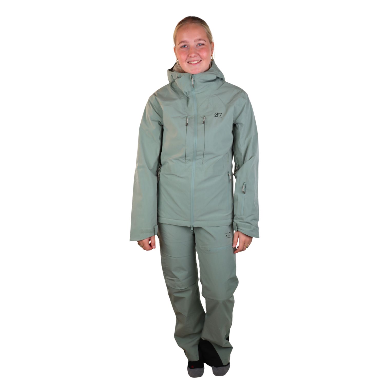 2117 of Sweden Nausta, ski jacket, women, vintage green