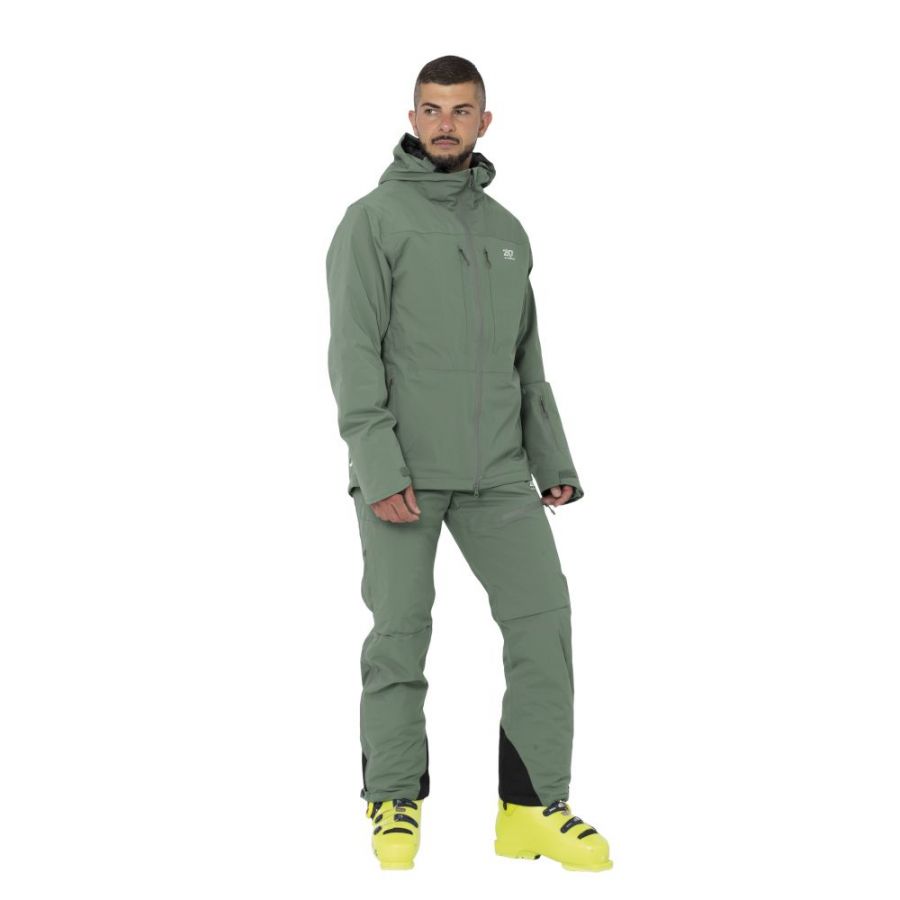 2117 of Sweden Nausta, ski-jas, heren, groen