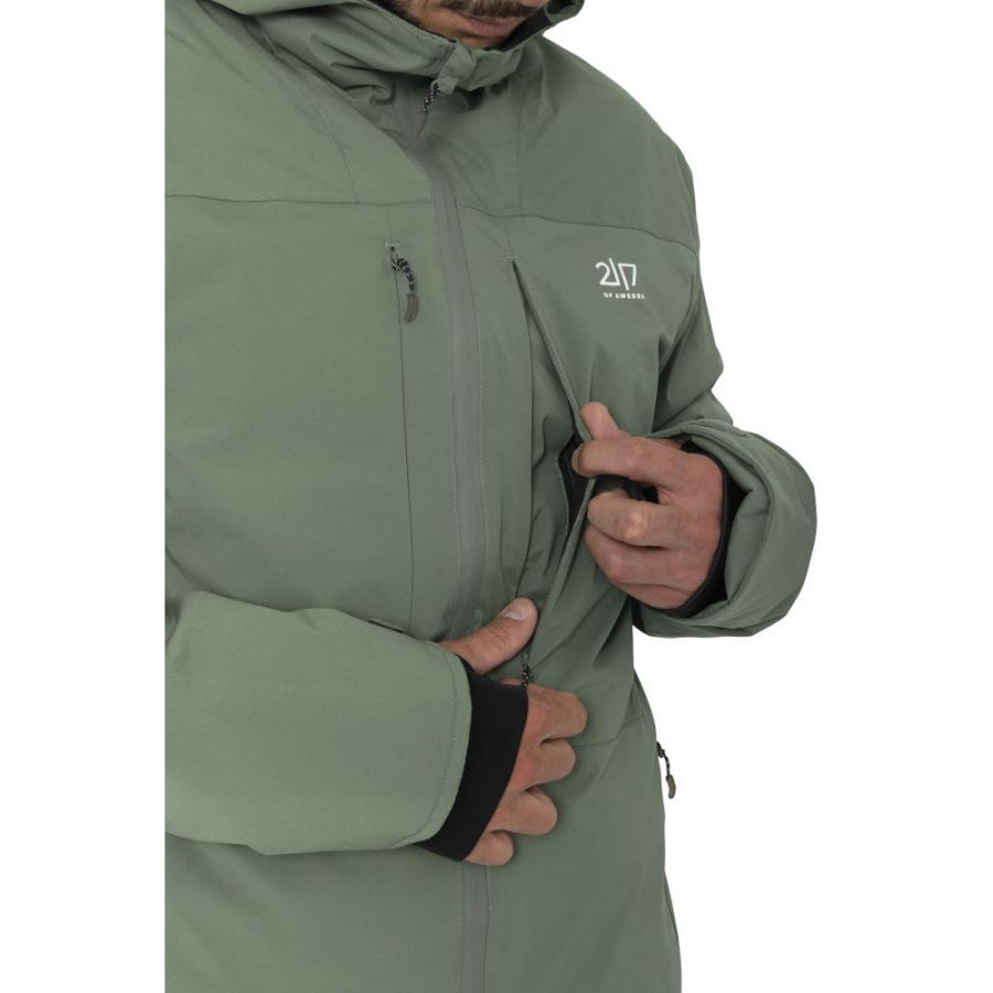 2117 of Sweden Nausta, ski-jas, heren, groen