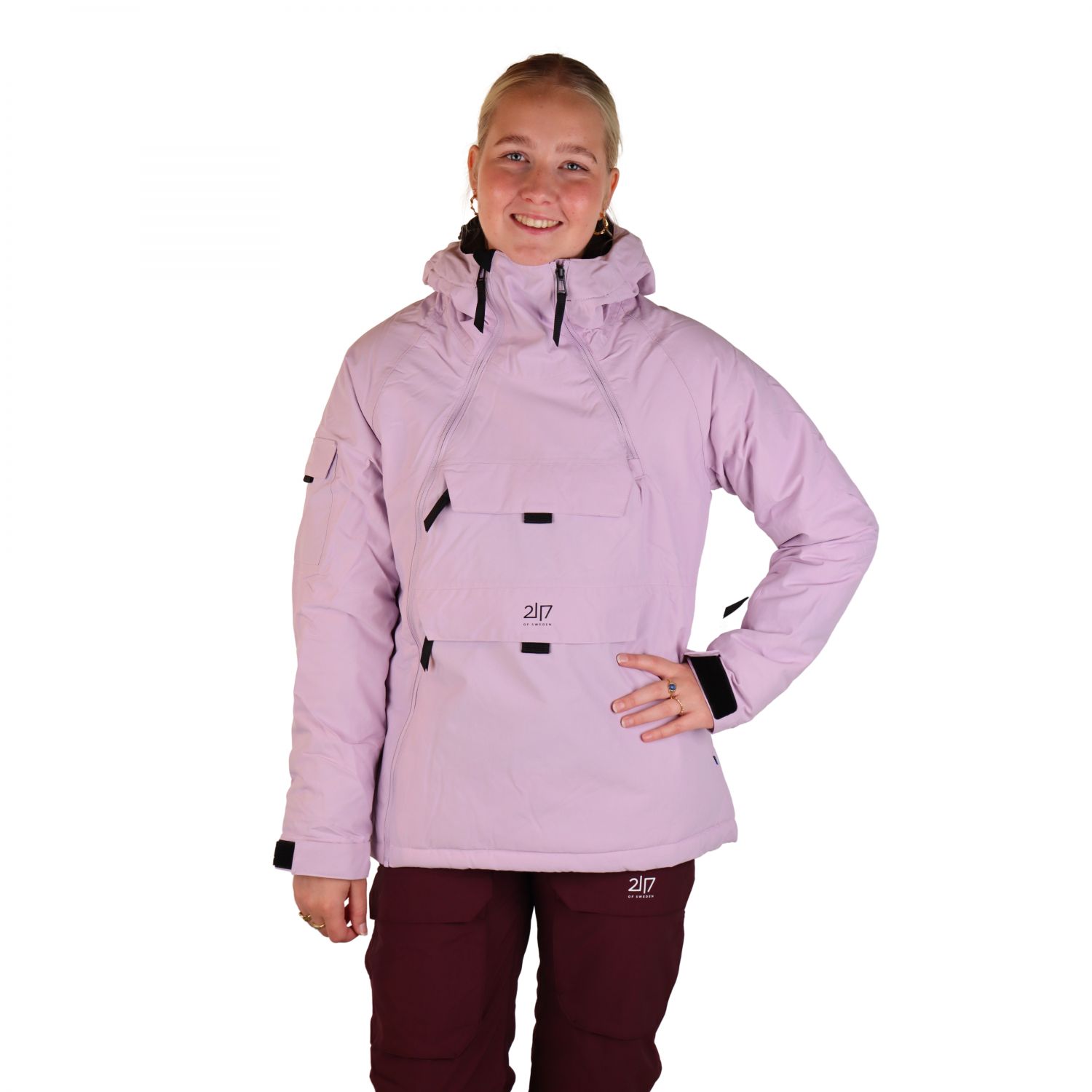 2117 of Sweden Nelkerim, manteau de ski, femmes, rose