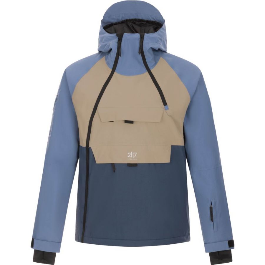 2117 of Sweden Nelkerim, ski jacket, men, dusty blue