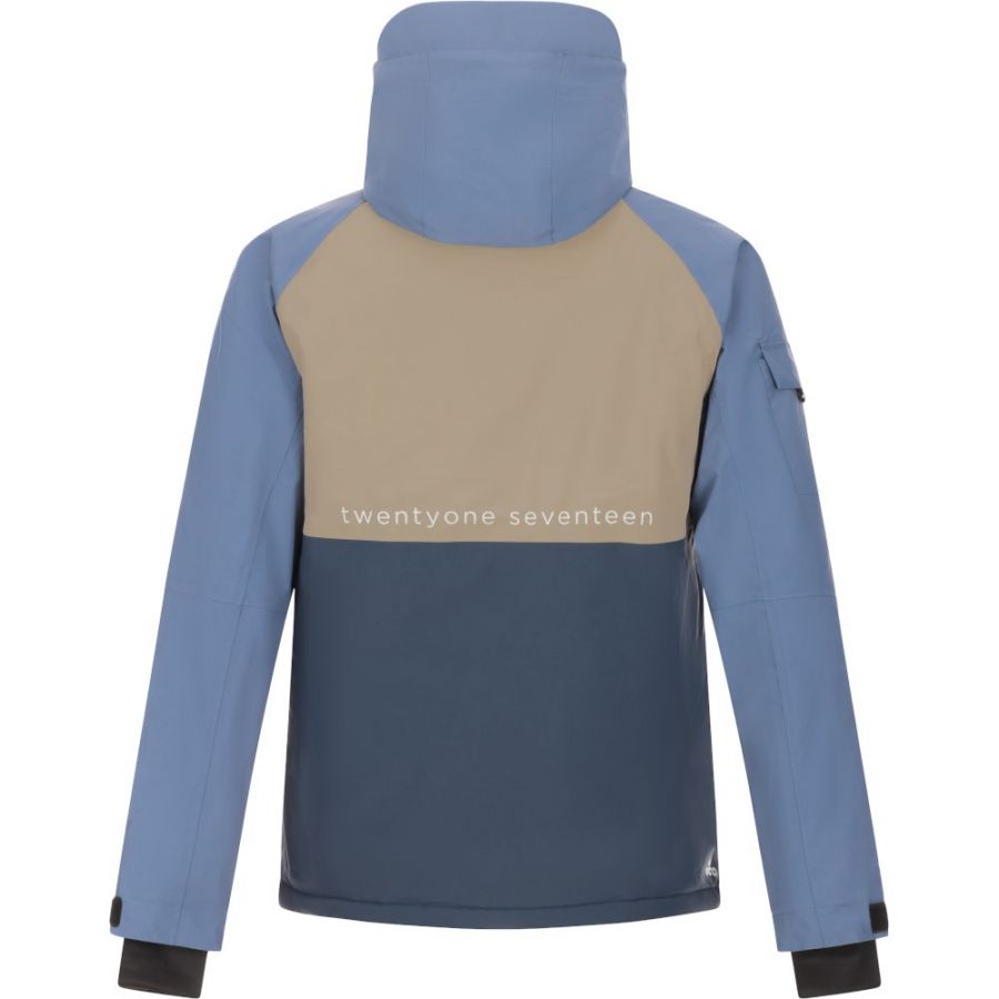2117 of Sweden Nelkerim, ski jacket, men, dusty blue