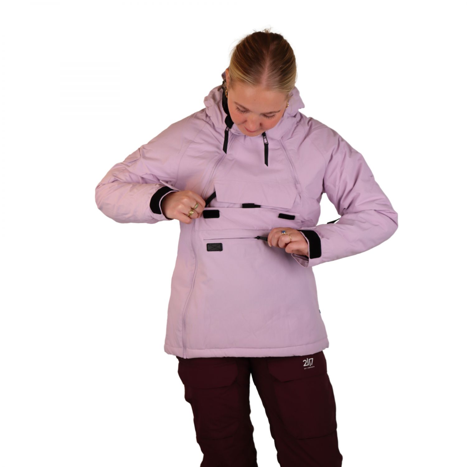 2117 of Sweden Nelkerim, ski jacket, women, lavender