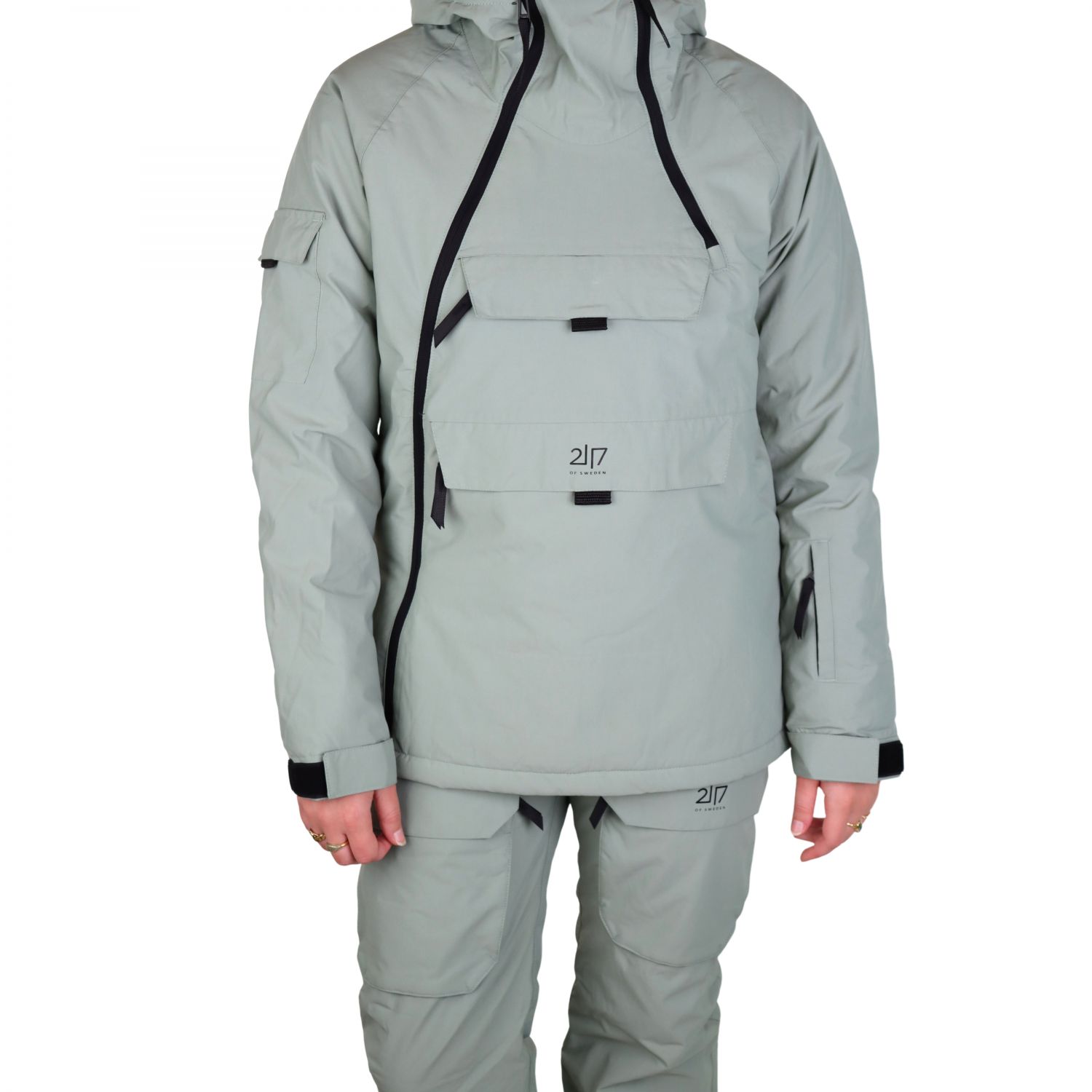 2117 of Sweden Nelkerim, ski jacket, women, vintage green