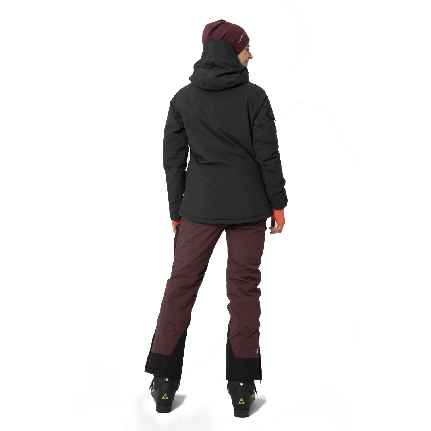 2117 of Sweden Nelkerim, ski pants, women, dk-plum