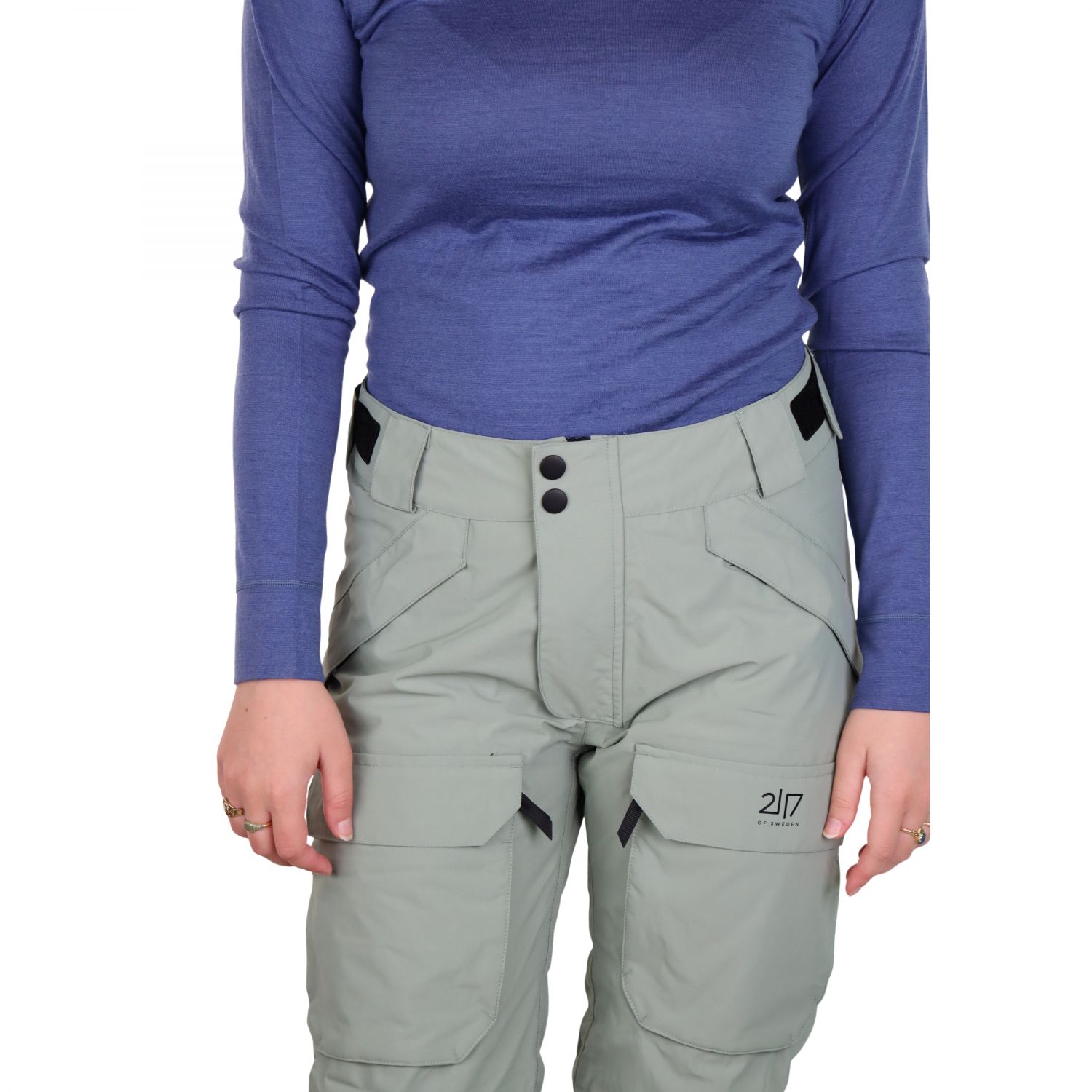 2117 of Sweden Nelkerim, ski pants, women, vintage green